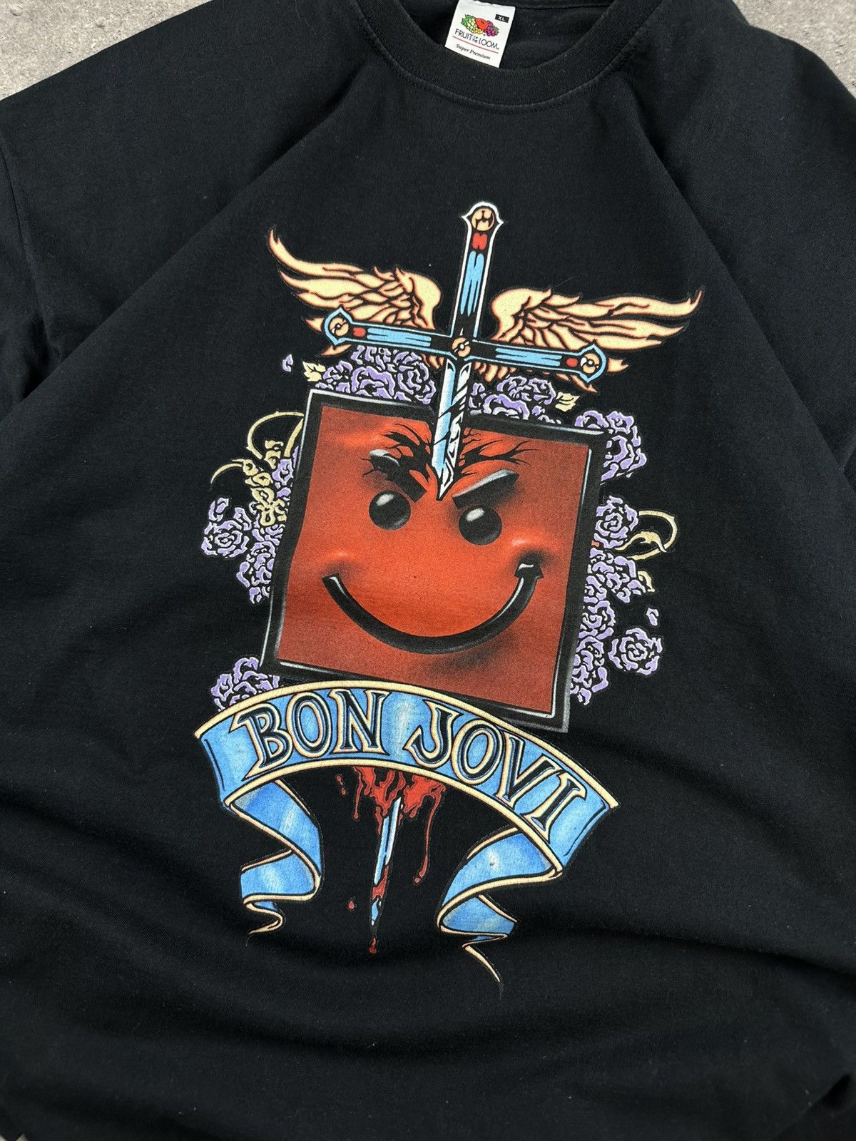 Bon Jovi T-shirt tee John Bon Jovi have nice day world tour 2006/2009 Size US XL / EU 56 / 4 - 2 Thumbnail
