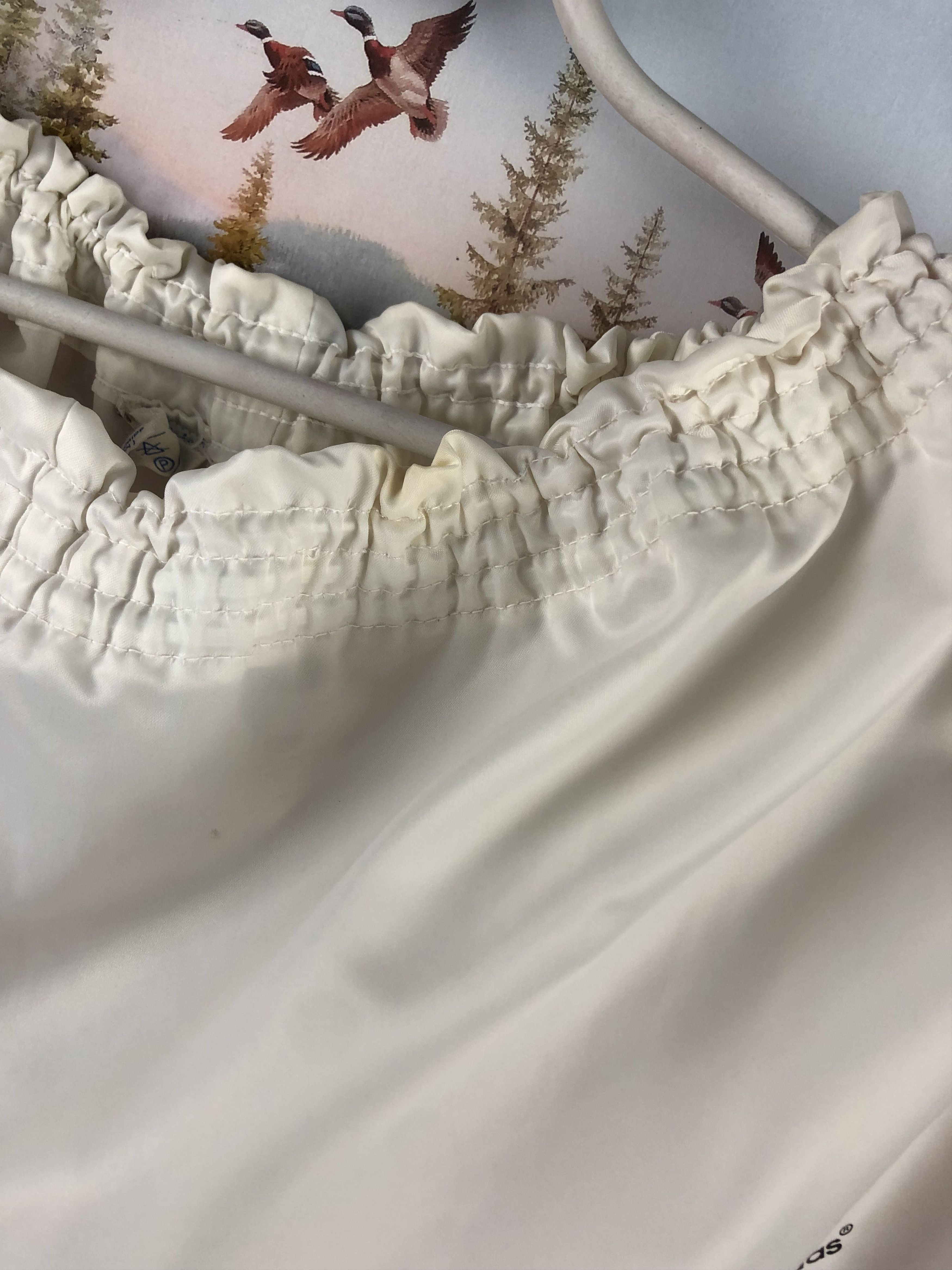 Adidas Vintage 80's Adidas West Germany Nylon Athletic White Shorts Size US 34 / EU 50 - 5 Thumbnail