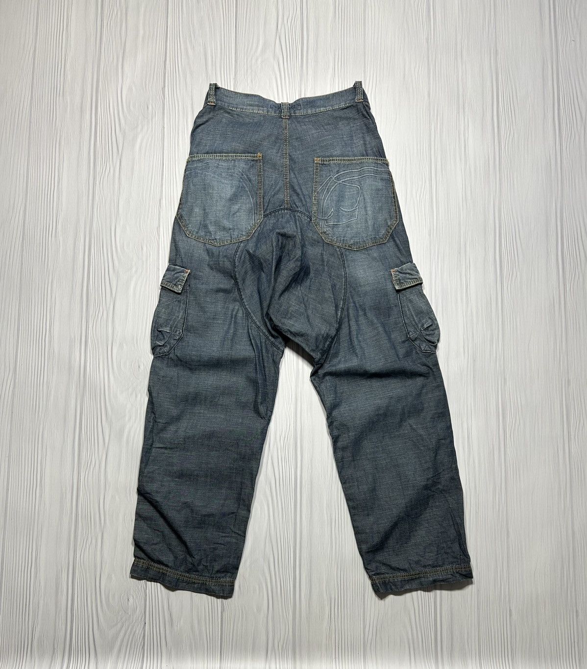 Miss Sixty VTG! Rare! Y2K Killah Miss Sixty Drop Crotch Denim Pants 29 Size 29" - 2 Thumbnail