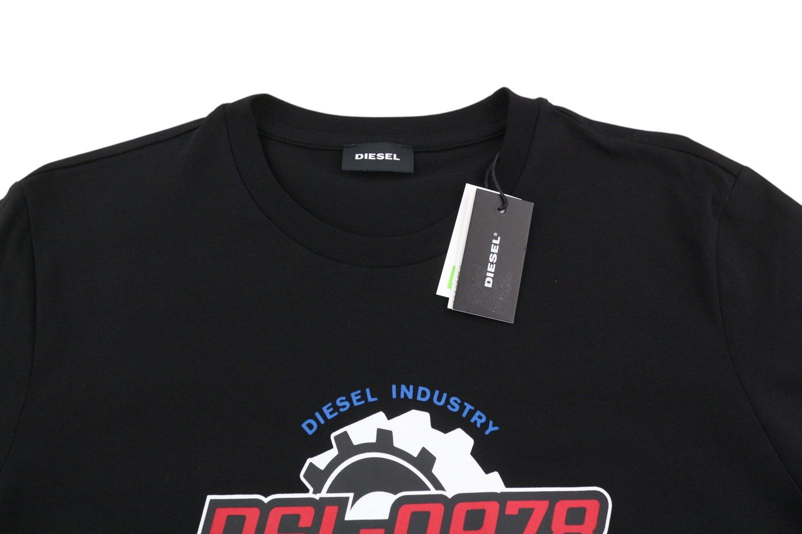 Diesel T-DIEGOS-K21 S Black Front Logo Tricot T-Shirt 84113 Size US S / EU 44-46 / 1 - 4 Thumbnail