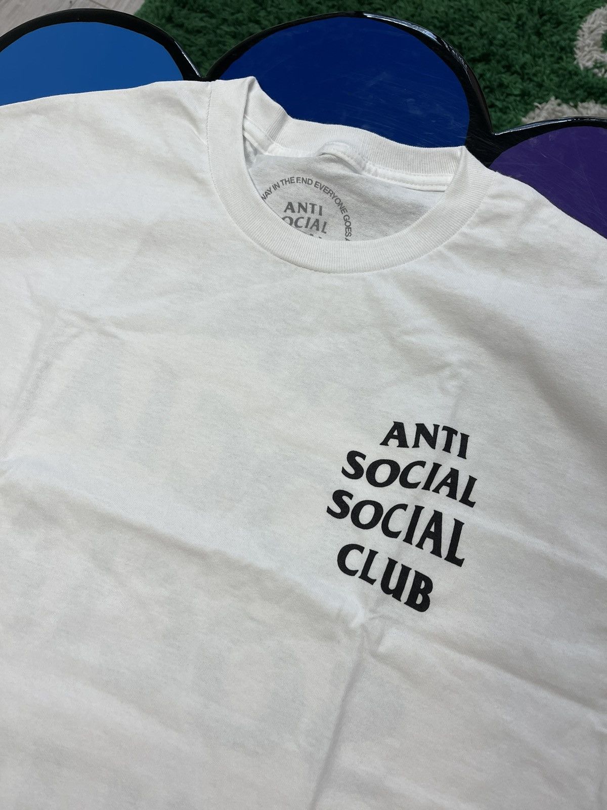 Anti Social Social Club Anti Social Social Club Classic White/ Black T-shirt Size US L / EU 52-54 / 3 - 3 Thumbnail