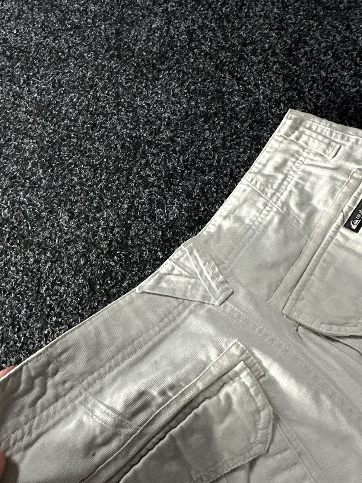 Quiksilver × Vintage 🚨Vintage Quicksilver CARGO BEIGE Japanese Surf style Shorts Size US 32 / EU 48 - 12 Thumbnail