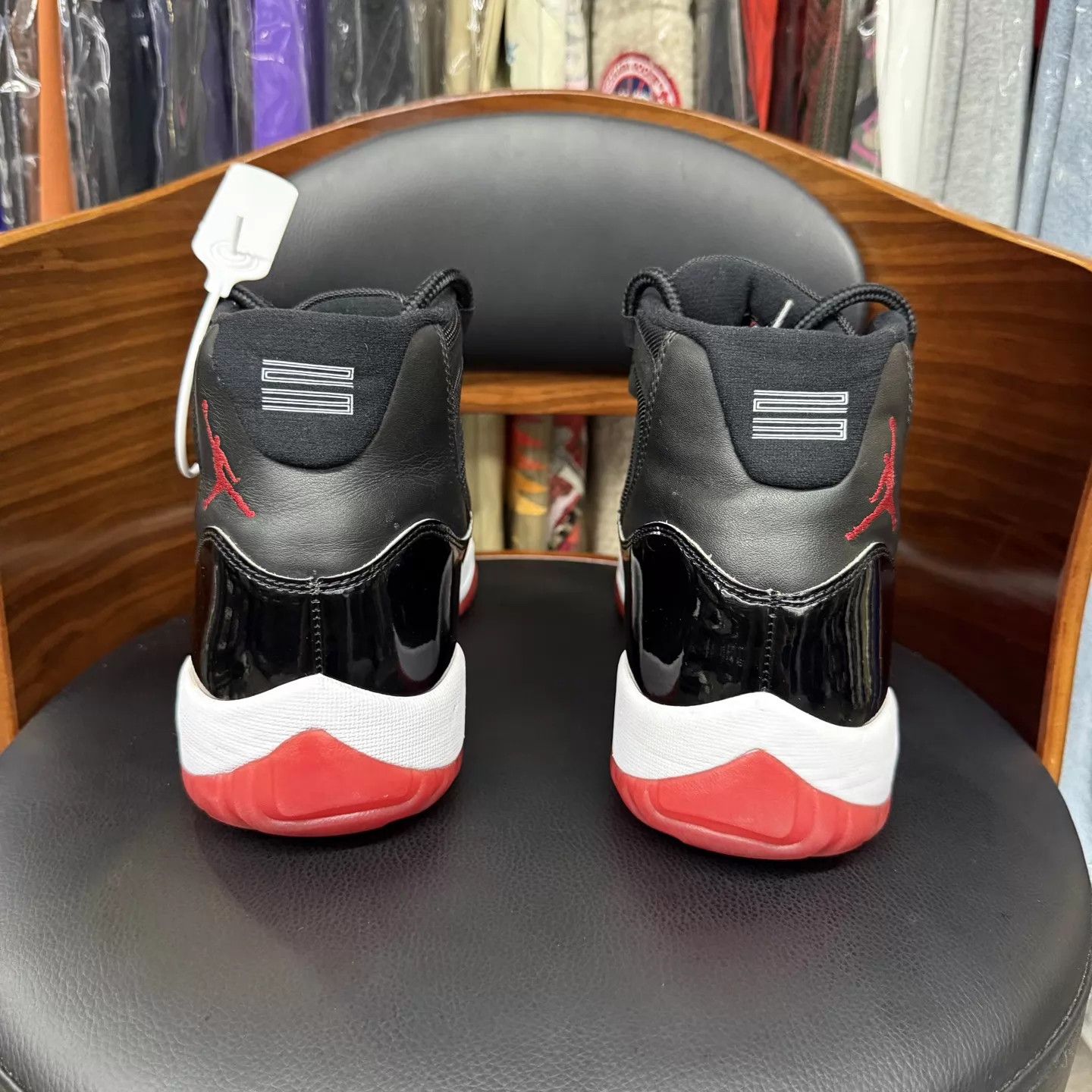 Nike Air Jordan 11 Bred 2019 Size 46 Excellent Condition Size US 13 / EU 46 - 3 Thumbnail