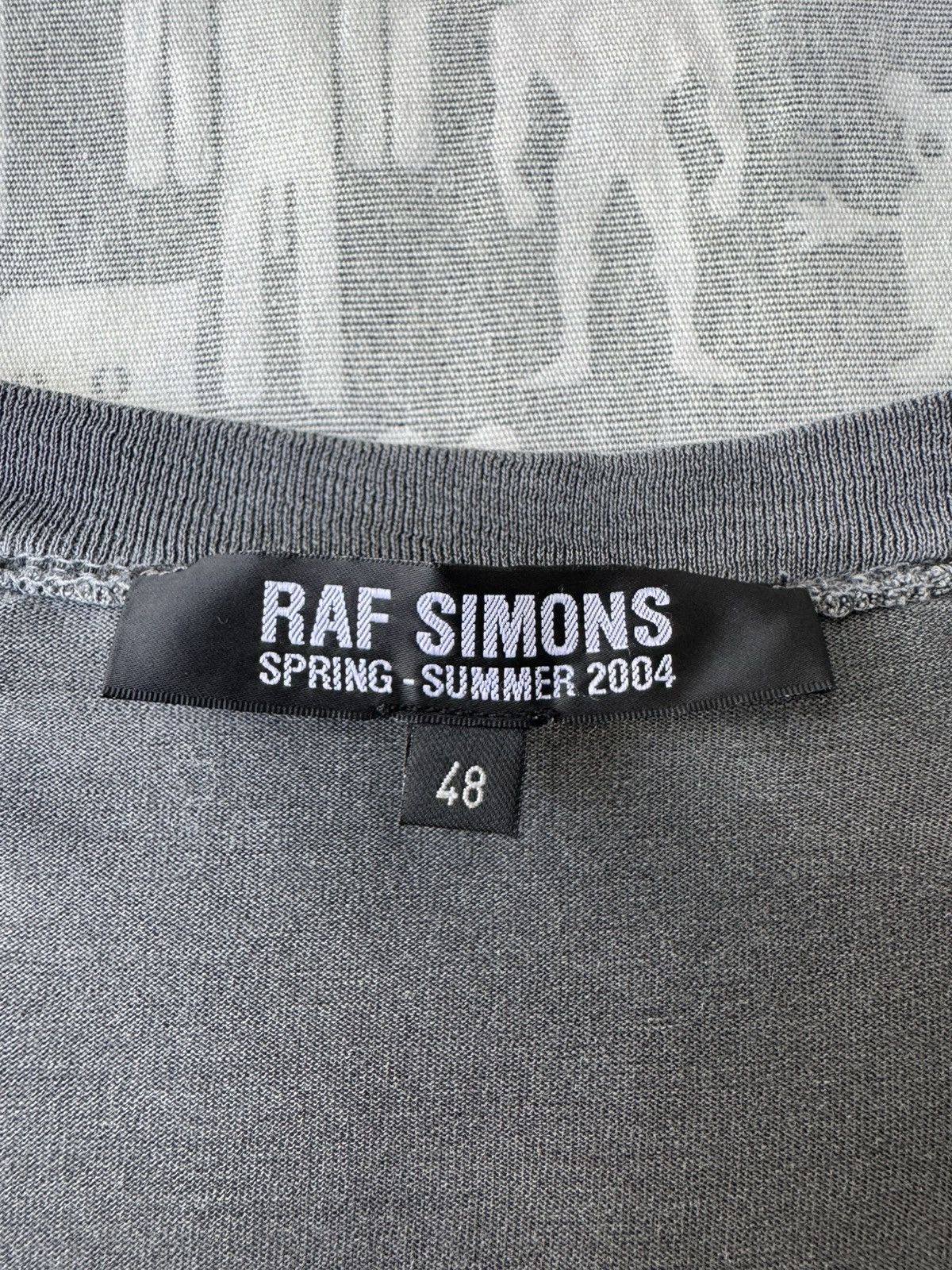 Raf Simons Raf Simons SS04 Stone Necklace Oversized Overdyed T-Shirt Size US M / EU 48-50 / 2 - 5 Thumbnail