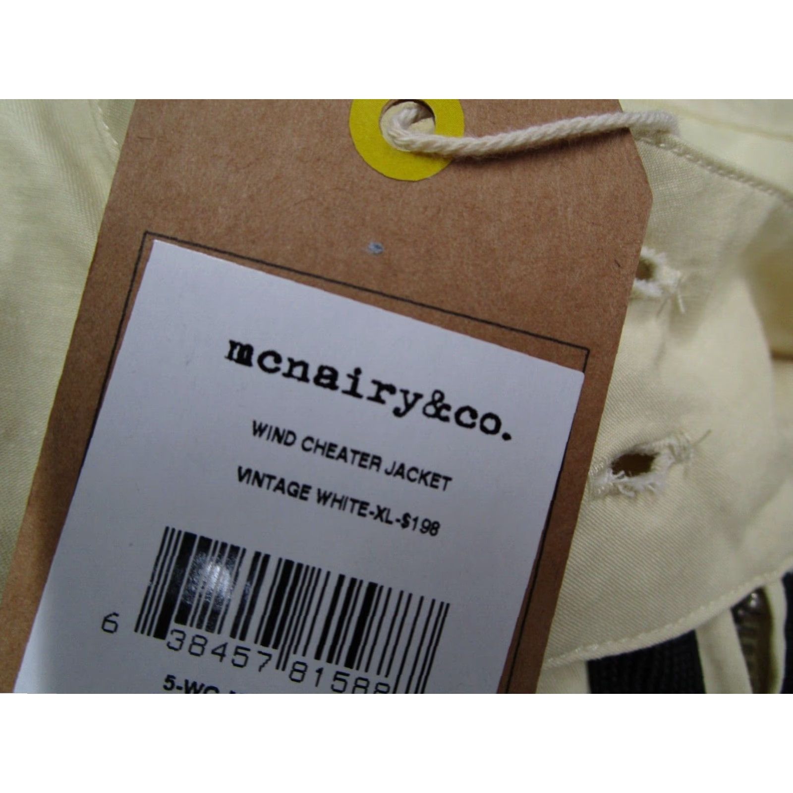 Mark McNairy Mark McNairy Co Mens Full Zip Bomber Jacket Yellow Cotton Blend XL Size US XL / EU 56 / 4 - 4 Thumbnail