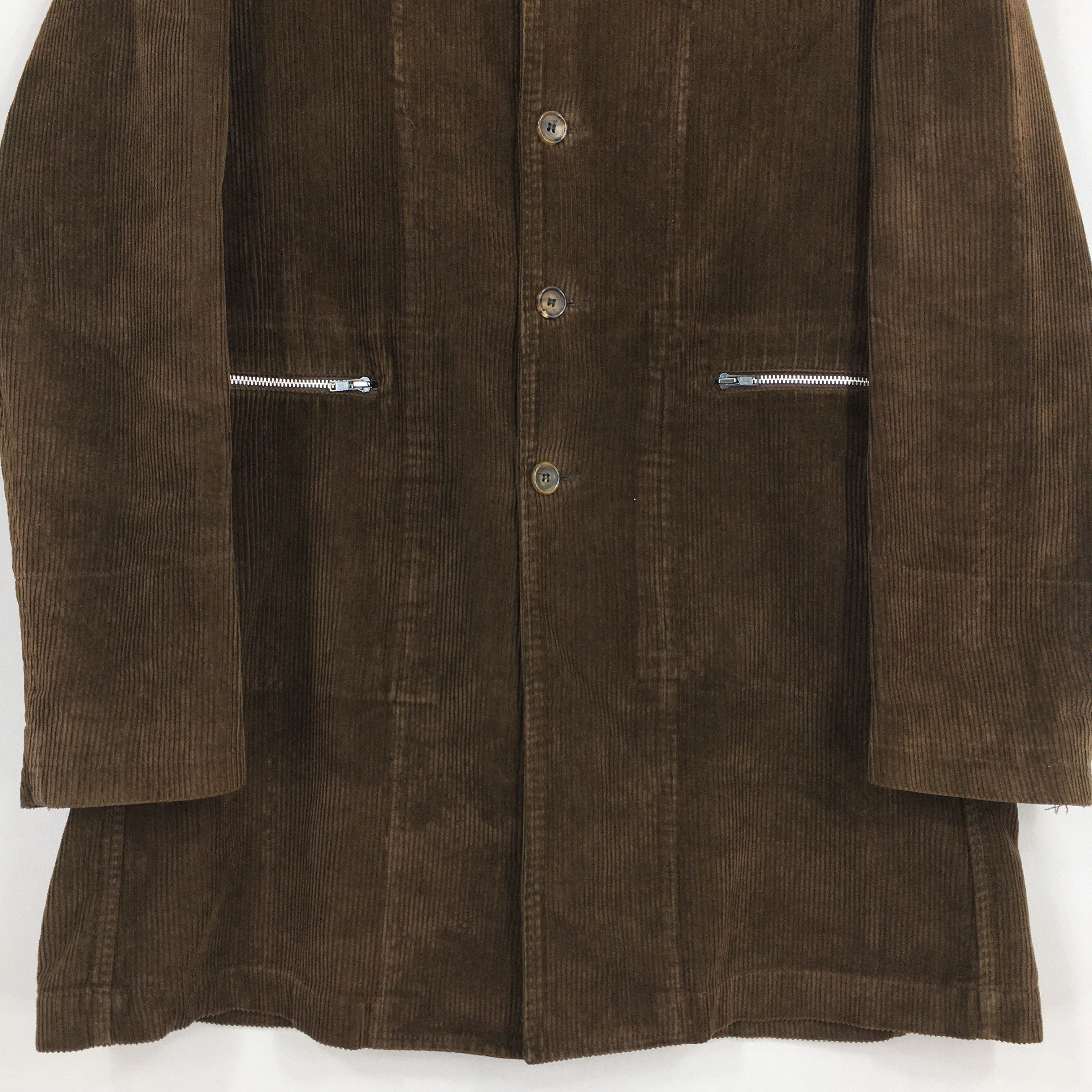 Comme des Garcons Comme Des Garcons Homme Brown Corduroy Jacket Large Size US L / EU 52-54 / 3 - 3 Thumbnail