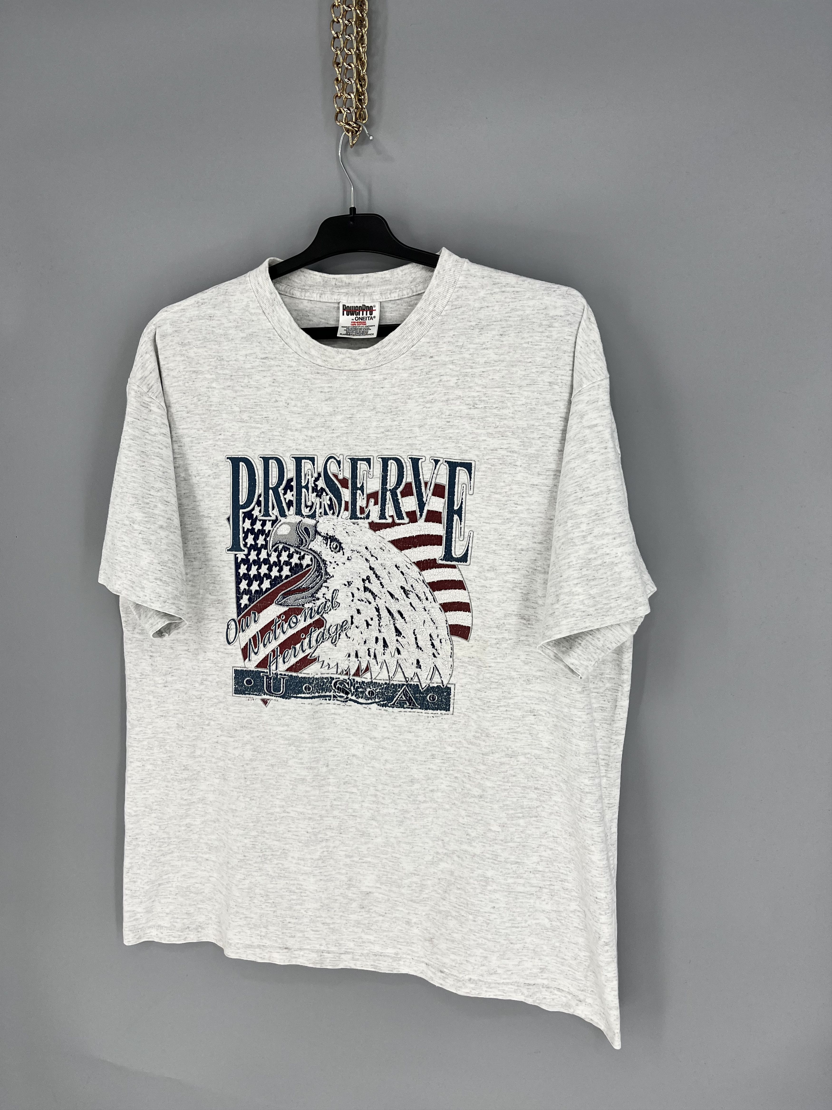 Vintage Vintage Eagles Preserves U.S.A Tees T Shirts Size US XL / EU 56 / 4 - 3 Thumbnail