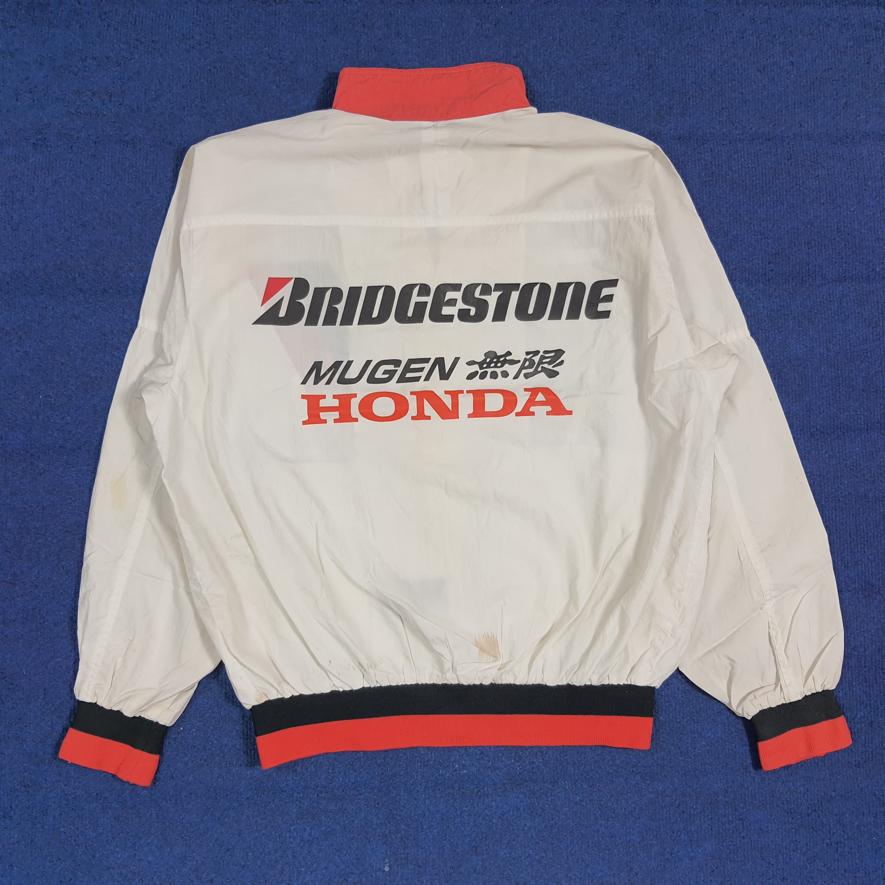 Japanese Brand Vintage Bridgestone Custom Mugen Honda Logo Jacket C282N10 Size US M / EU 48-50 / 2 - 1 Thumbnail