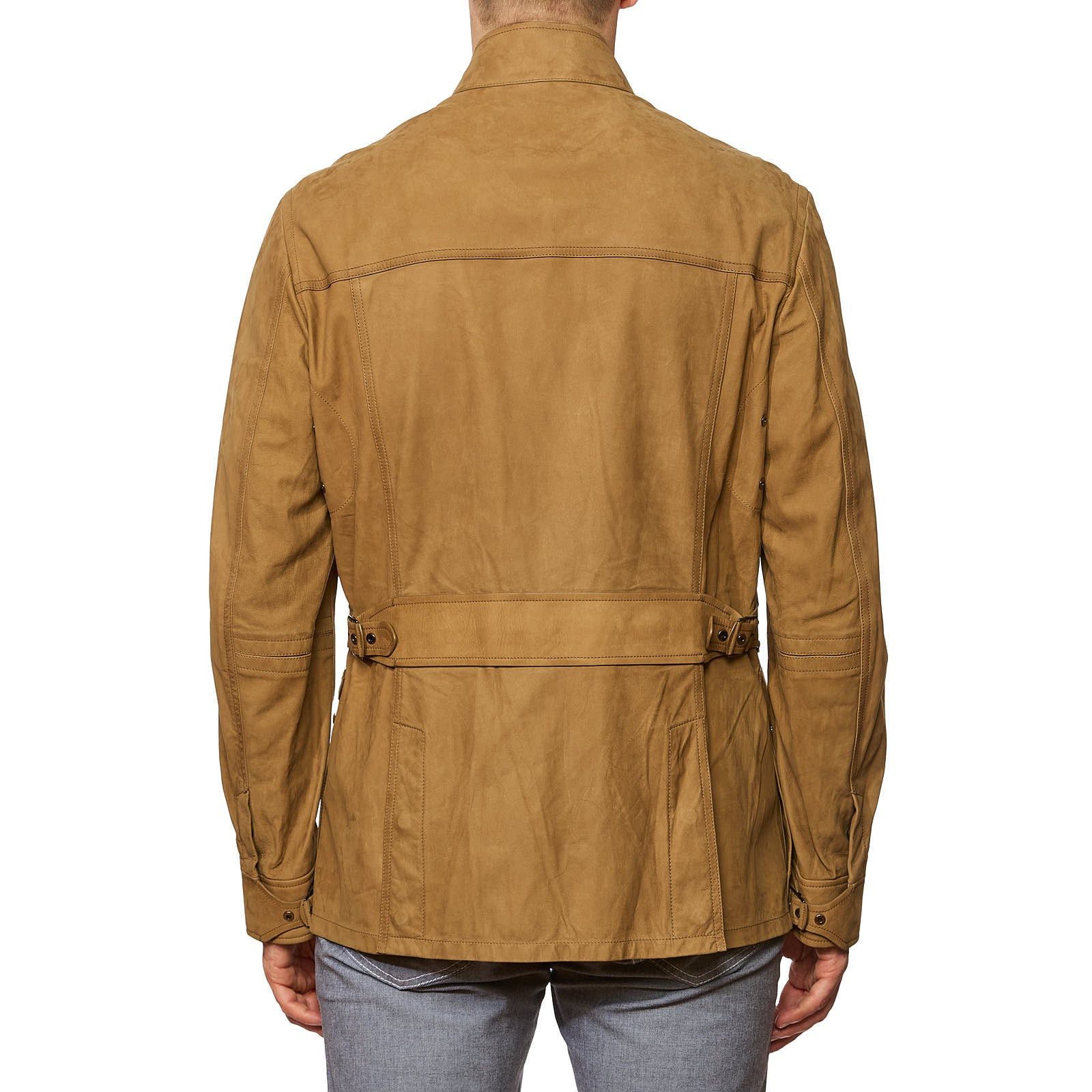 Berluti BERLUTI Paris Beige Calfskin Leather Unlined Field Jacket Size US M / EU 48-50 / 2 - 2 Thumbnail
