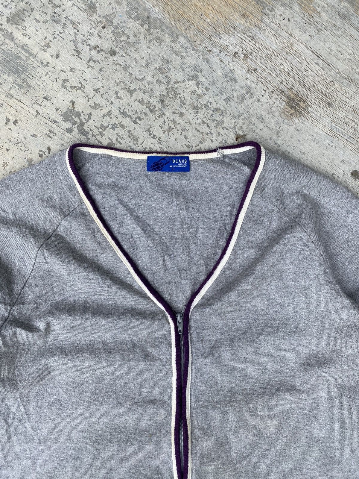Beams Plus Beams zip up shaggy cardigan Size M / US 6-8 / IT 42-44 - 4 Thumbnail