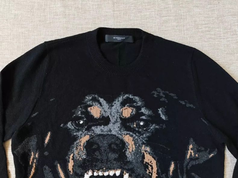 Givenchy Givenchy Classic Dog Head Wool Sweater Knitted Sweater Size US M / EU 48-50 / 2 - 5 Thumbnail