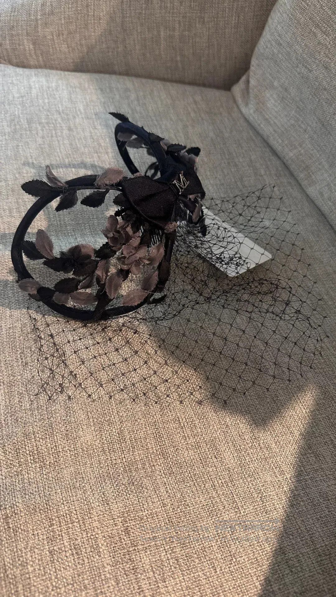 Maison Michel Maison Michel Headpiece with Veil. Size ONE SIZE - 3 Thumbnail