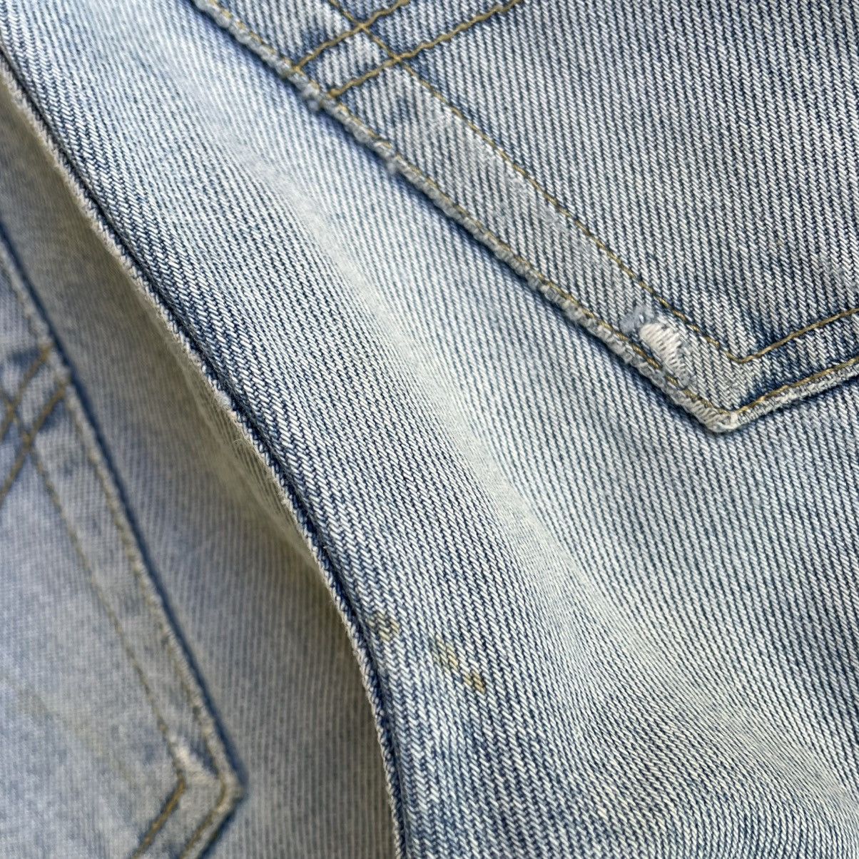 Japanese Brand 🔥Vintage 80s EL JOHN Stoned Washed Ripped Distress Jeans Size US 32 / EU 48 - 11 Thumbnail