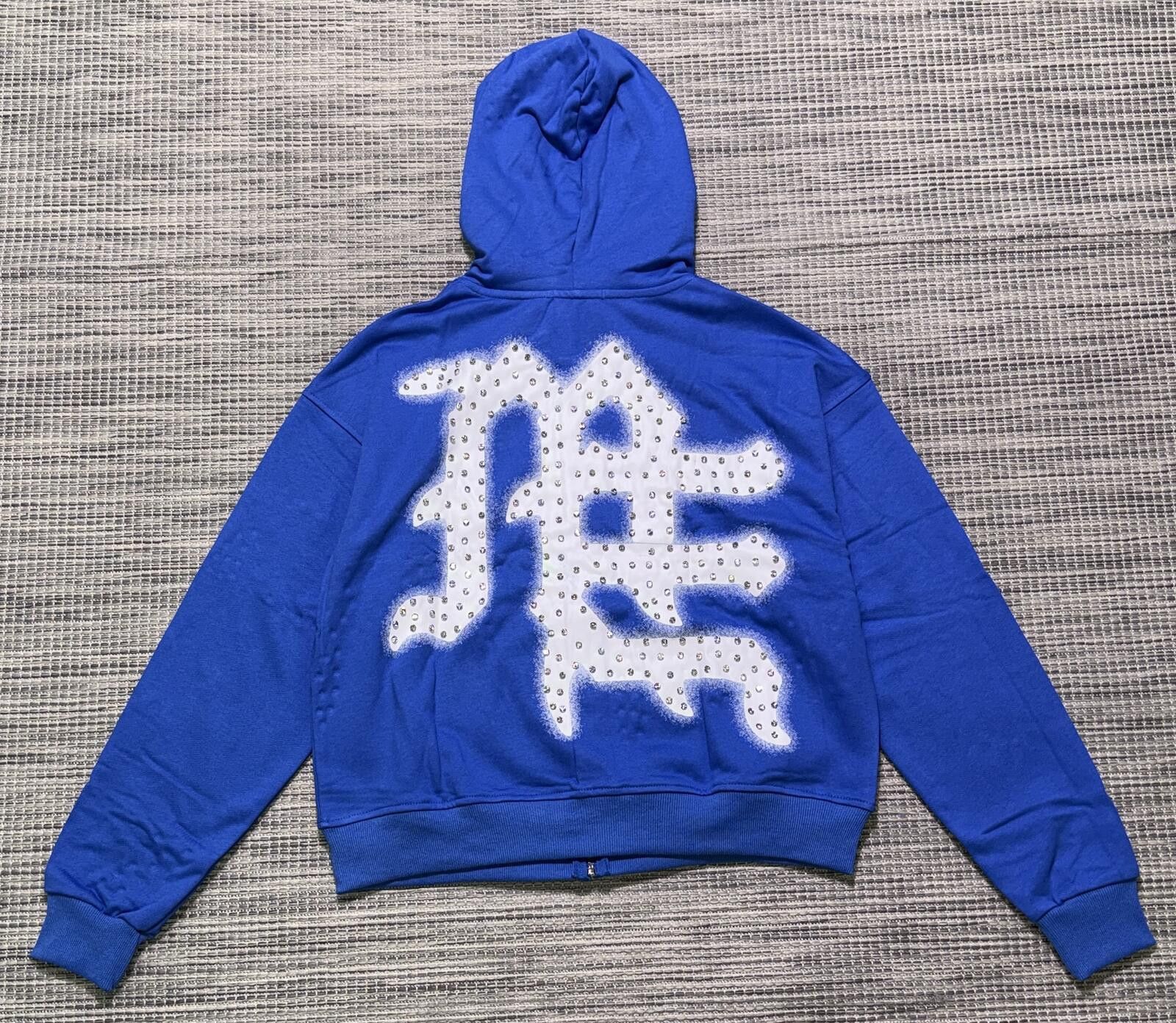 Other Mixed Emotions Blue 'END' Rhinestone Zip Size US S / EU 44-46 / 1 - 3 Thumbnail