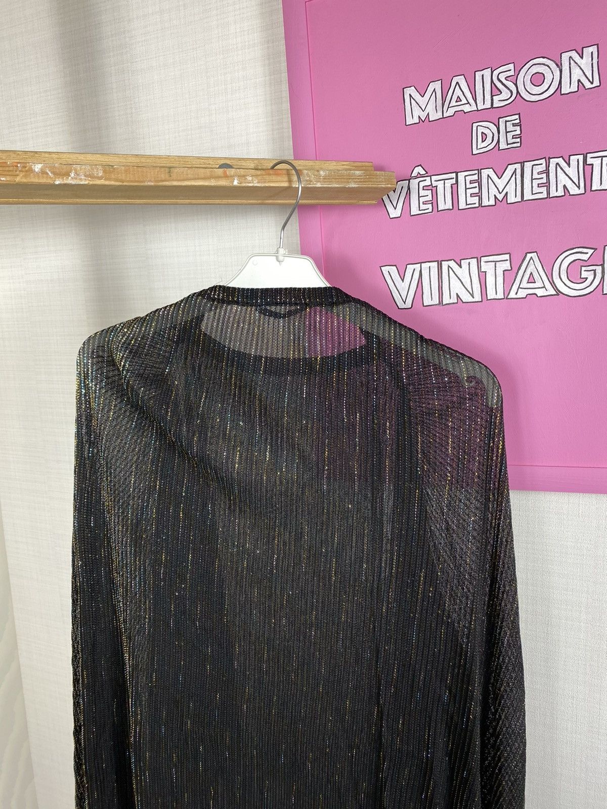 Rosetta Getty ROSETTA GETTY 18SS Pleated Glitter Blouse Size S / US 4 / IT 40 - 16 Thumbnail