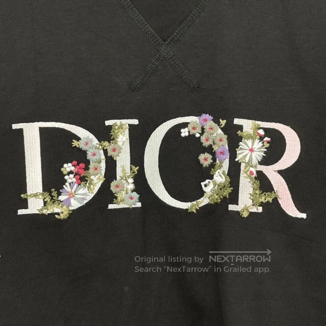 Dior dior floral embroidered short sleeve t-shirt. Size US XL / EU 56 / 4 - 3 Thumbnail