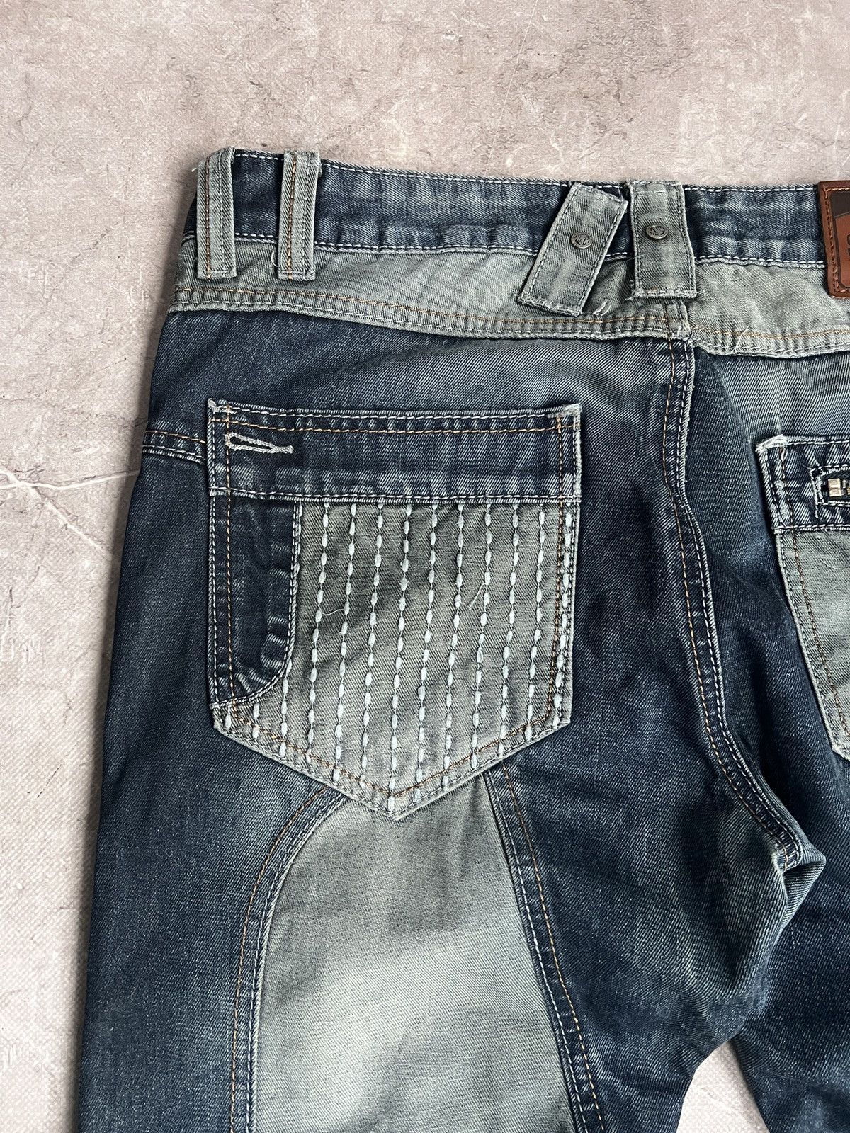 Dolce & Gabbana Japanese deconstructed denim avant garde jeans y2k hype Size US 33 - 12 Thumbnail