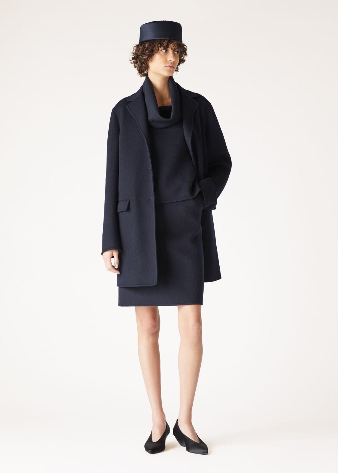 Loro Piana o1srvl11e0725 FAO3274 Baby Cashmere Coat in Navy Blue Size L / US 10 / IT 46 - 3 Thumbnail