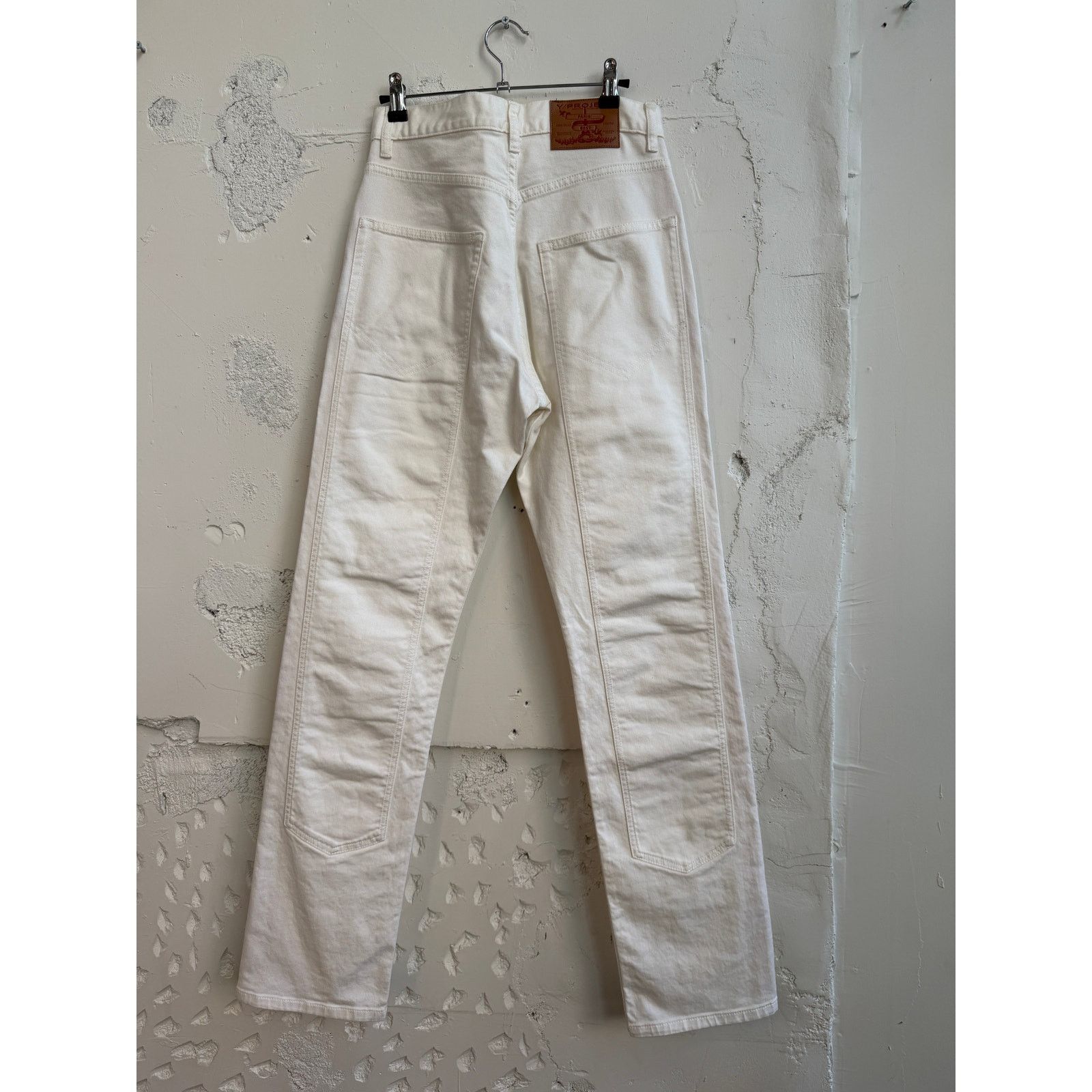Y/Project Y/Project Front Panel White Jeans Size 25" / US 0 / IT 36 - 2 Thumbnail
