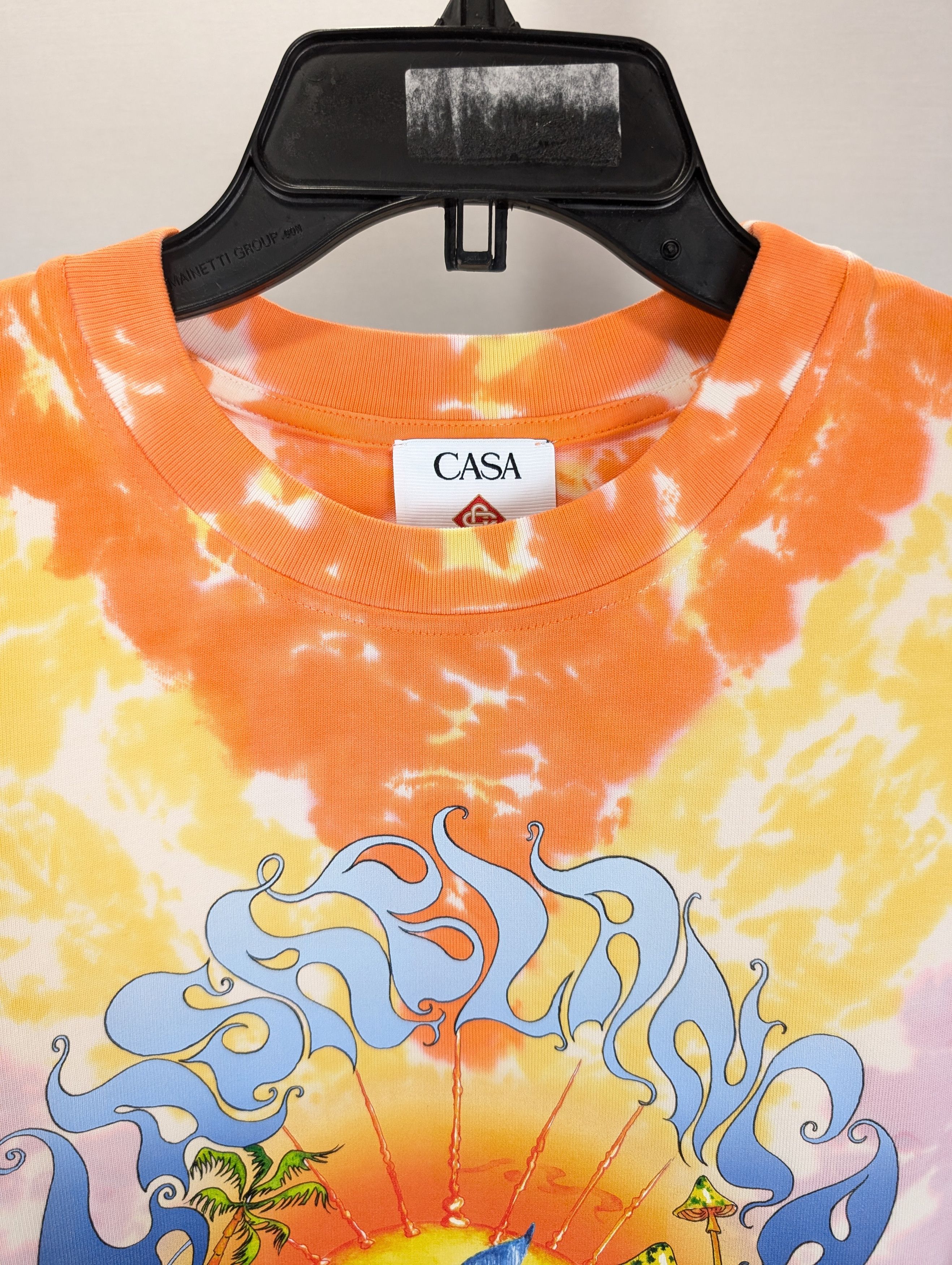 Casablanca o1rshd1 DUP / Oversized Printed Tie Dye T-Shirt Multicolor Size US S / EU 44-46 / 1 - 4 Thumbnail