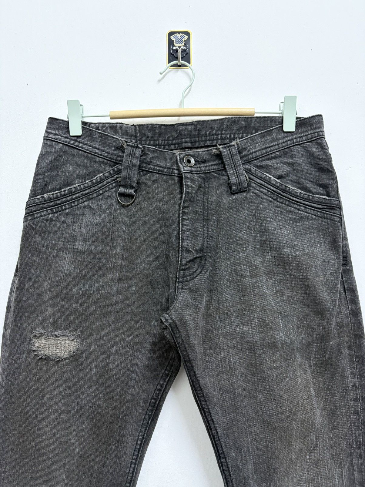 If Six Was Nine 2000’s Roar Japanese Brand / Avant Garde L.G.B Denim Jeans Size US 30 / EU 46 - 3 Thumbnail