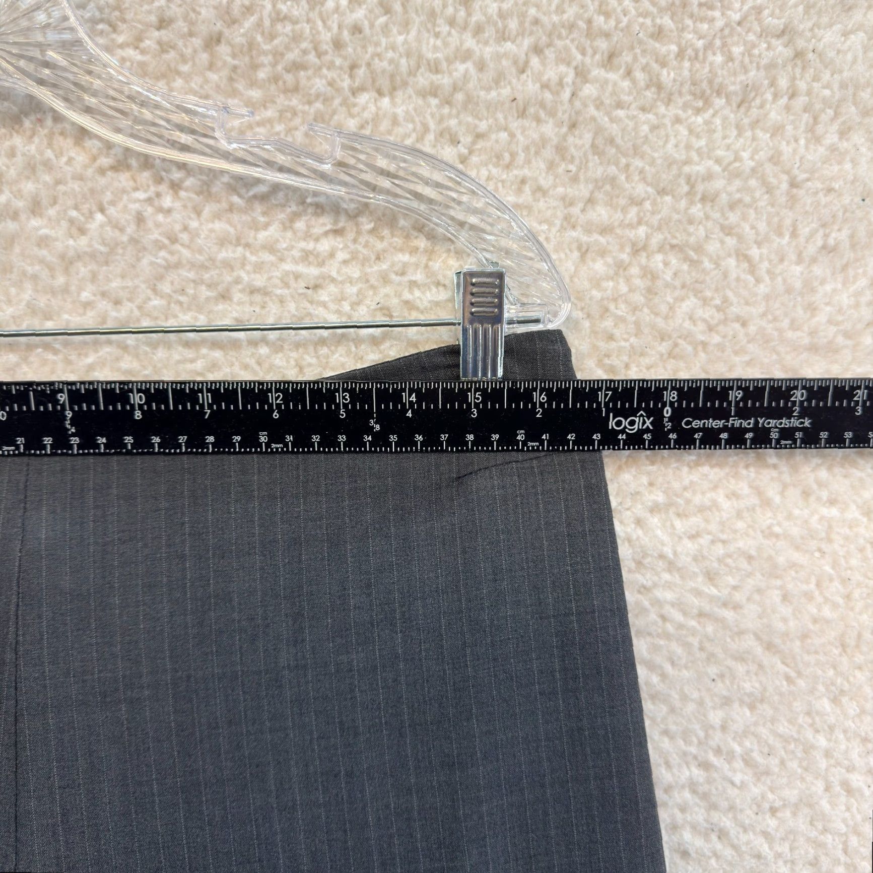 Gap VINTAGE Gap Trousers Dress Pants 12 14 30 32 Grey Pinstripe Corpcore Office Womens Size 34" / US 12 / IT 48 - 6 Thumbnail