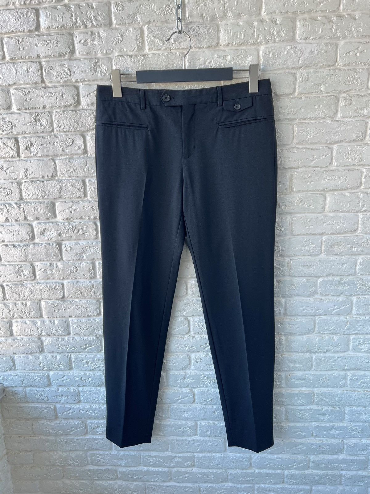 Maison Margiela Maison Martin Margiela Black Lana Wool Pants Trousers Size 28" / US 6 / IT 42 - 1 Thumbnail