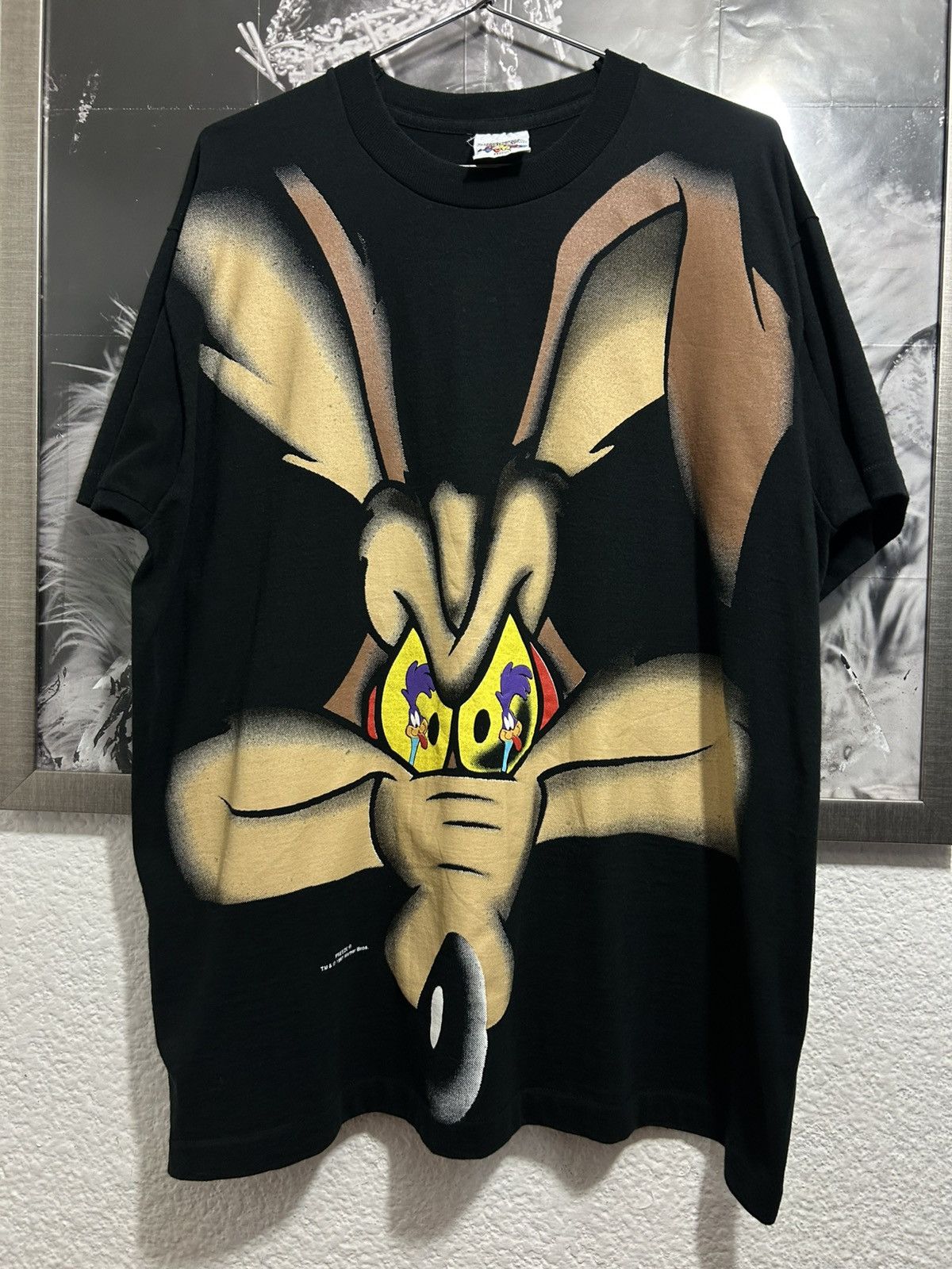 Vintage 1997 Willie & Speedrunner Looney Tuned Big Face VNDS Size US L / EU 52-54 / 3 - 1 Thumbnail
