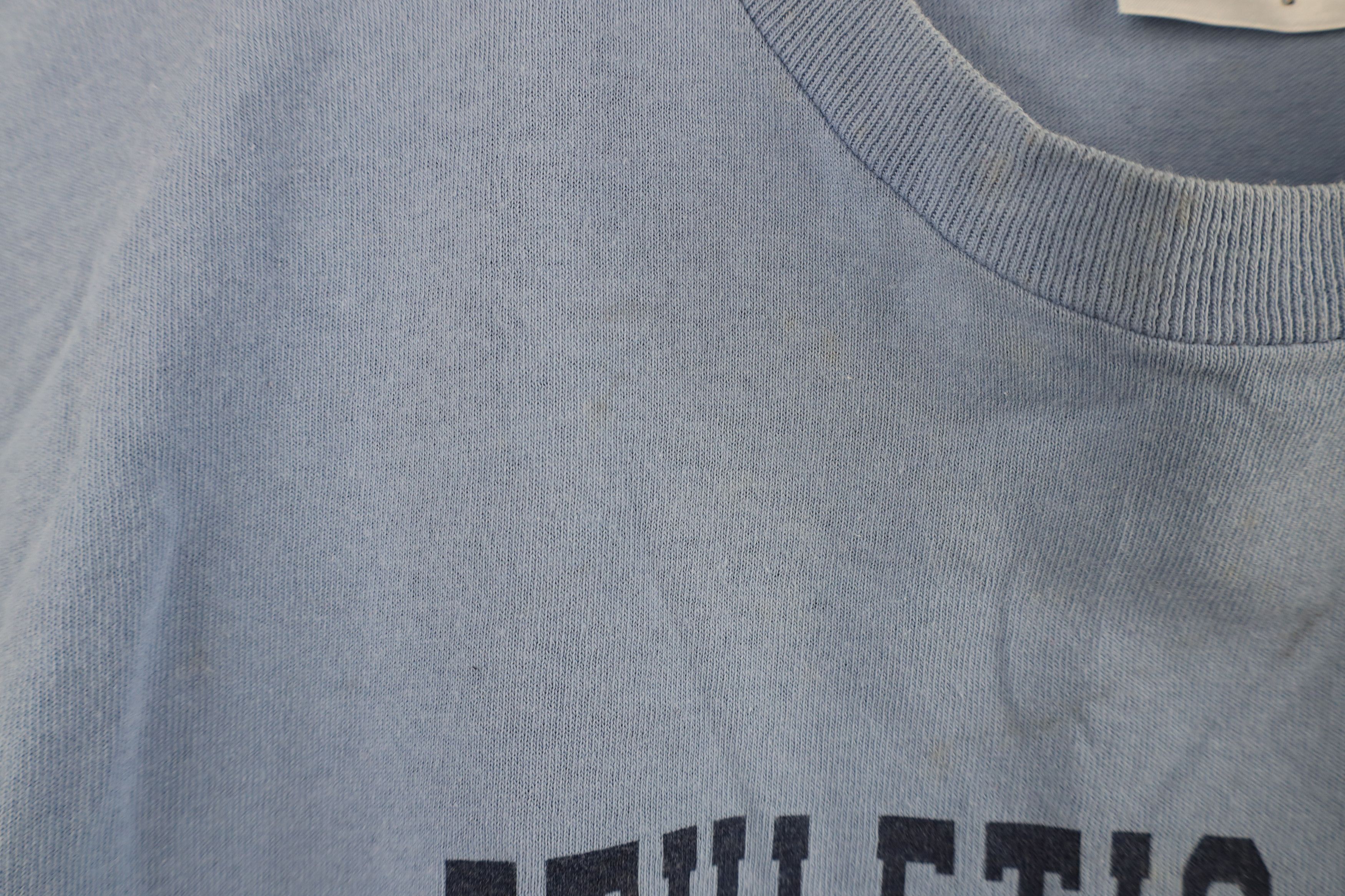 Adidas Vintage 90s Adidas Spell Out Phys Ed T-Shirt Blue USA Size US L / EU 52-54 / 3 - 6 Thumbnail