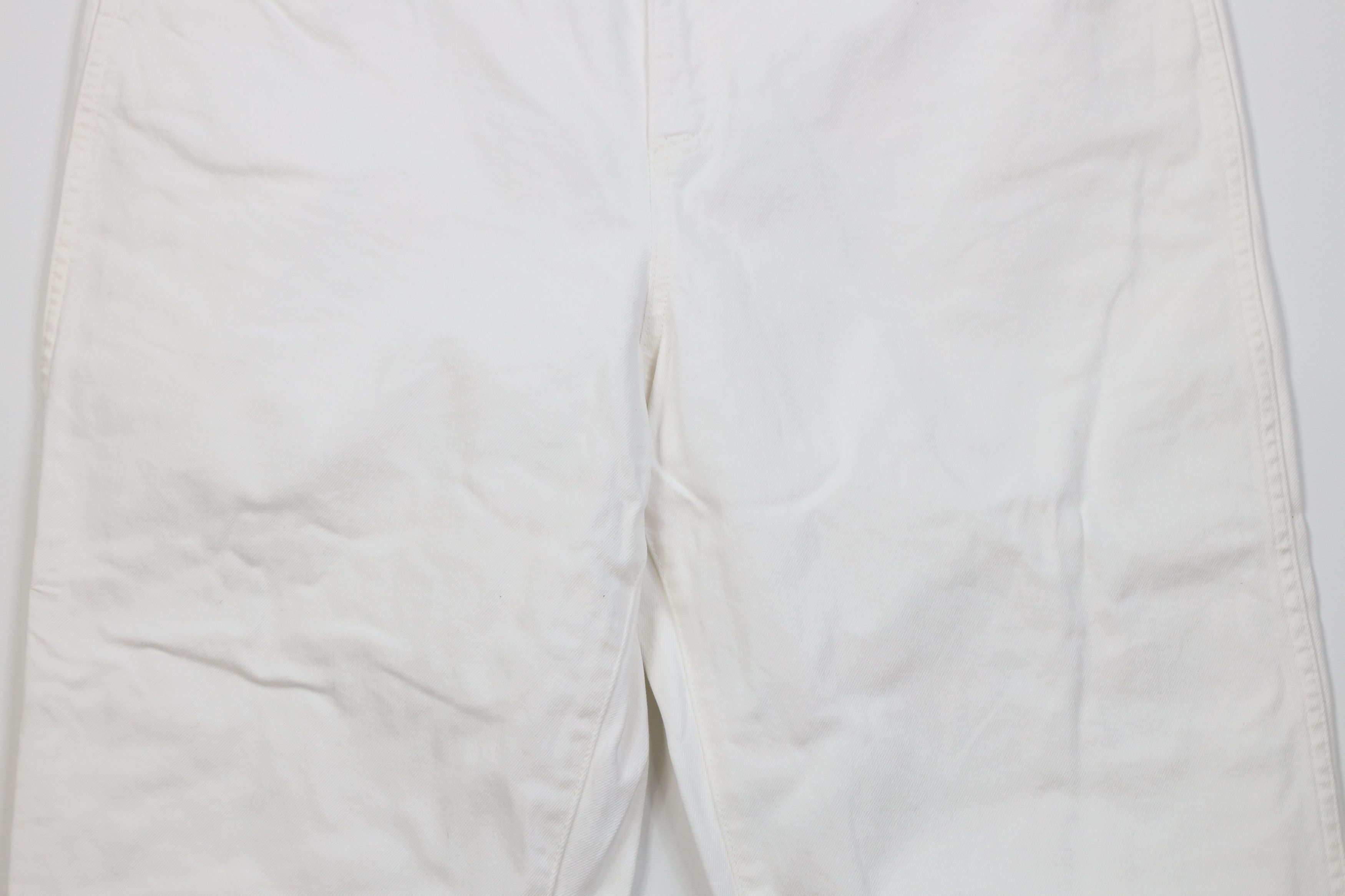 Banana Republic Banana Republic Relaxed Baggy Denim Jeans White Stretch Size 38" / US 16 / IT 52 - 3 Thumbnail