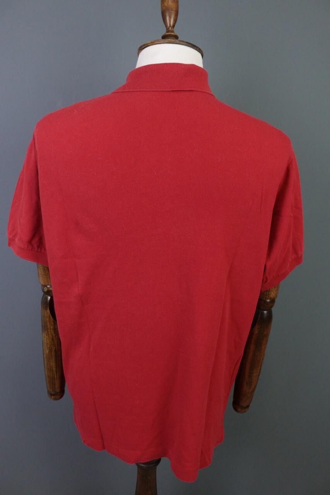 Lacoste Lacoste Red Short Sleeve Polo Shirt Size 6 / XL Size US M / EU 48-50 / 2 - 10 Thumbnail