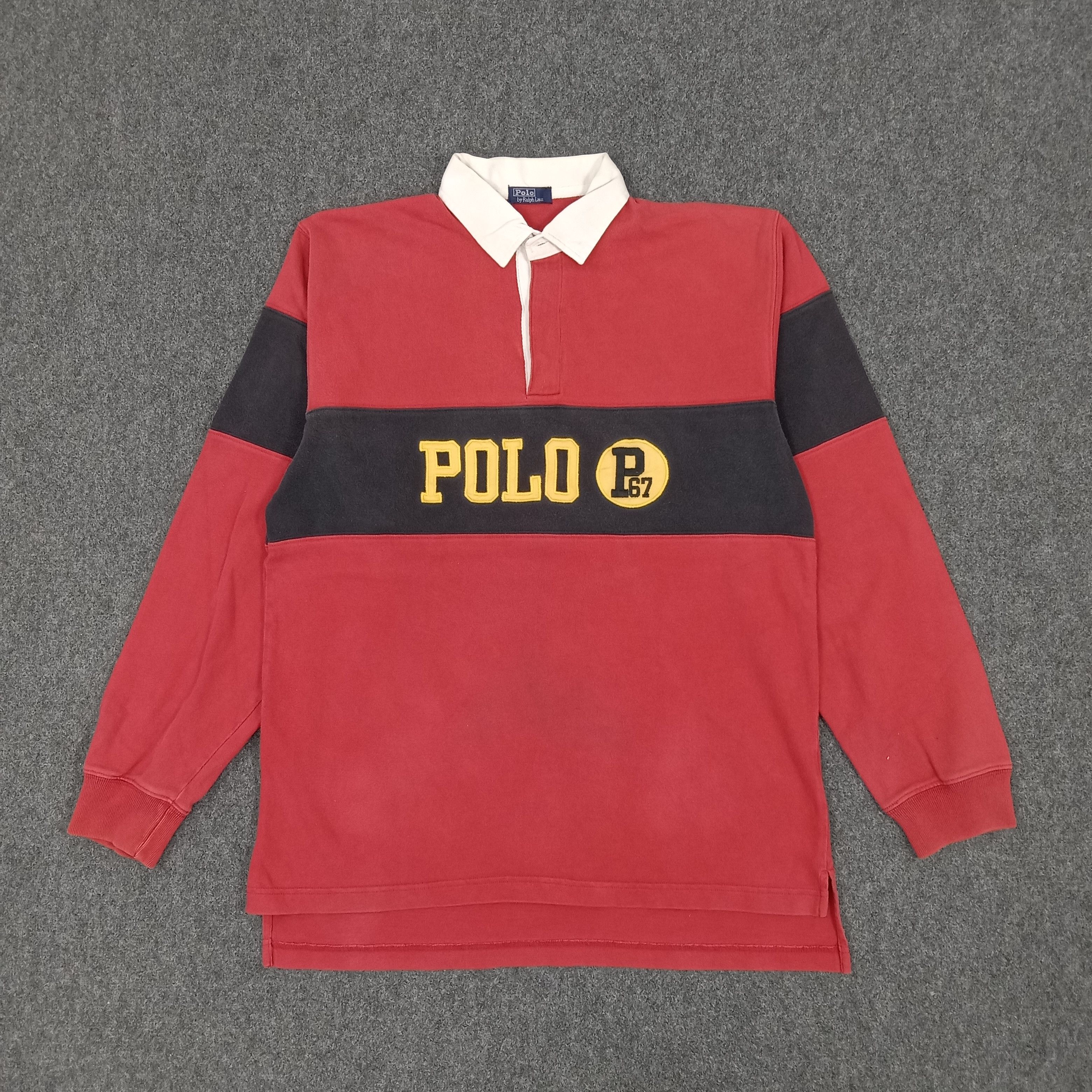 Polo Ralph Lauren × Vintage Polo by Ralph Lauren American Brand Rugby Polos Size US L / EU 52-54 / 3 - 1 Thumbnail