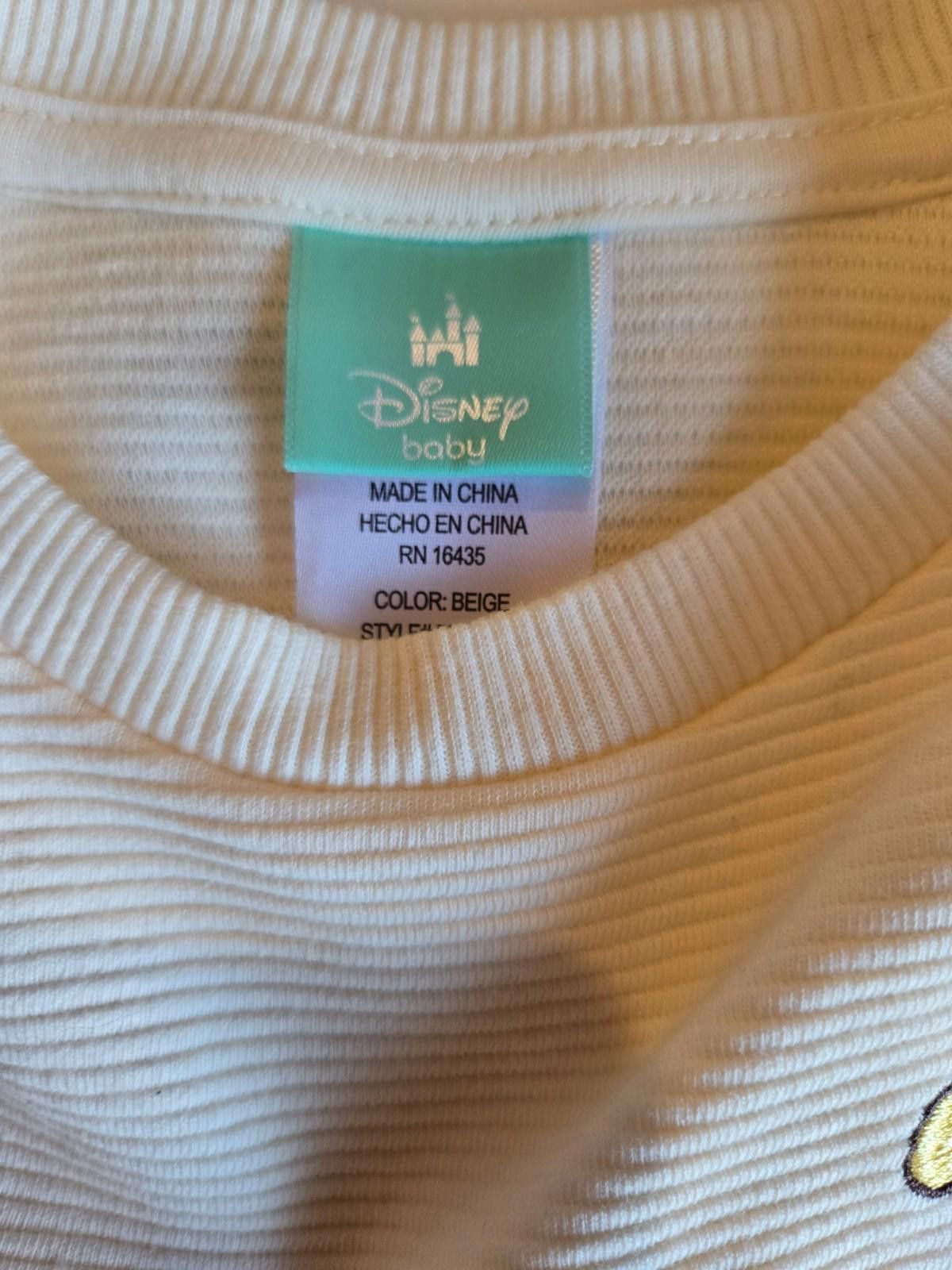 Other Disney Girl Pooh Outfit Sweatpants and Sweatshirt 18 M NWT Size ONE SIZE - 6 Thumbnail