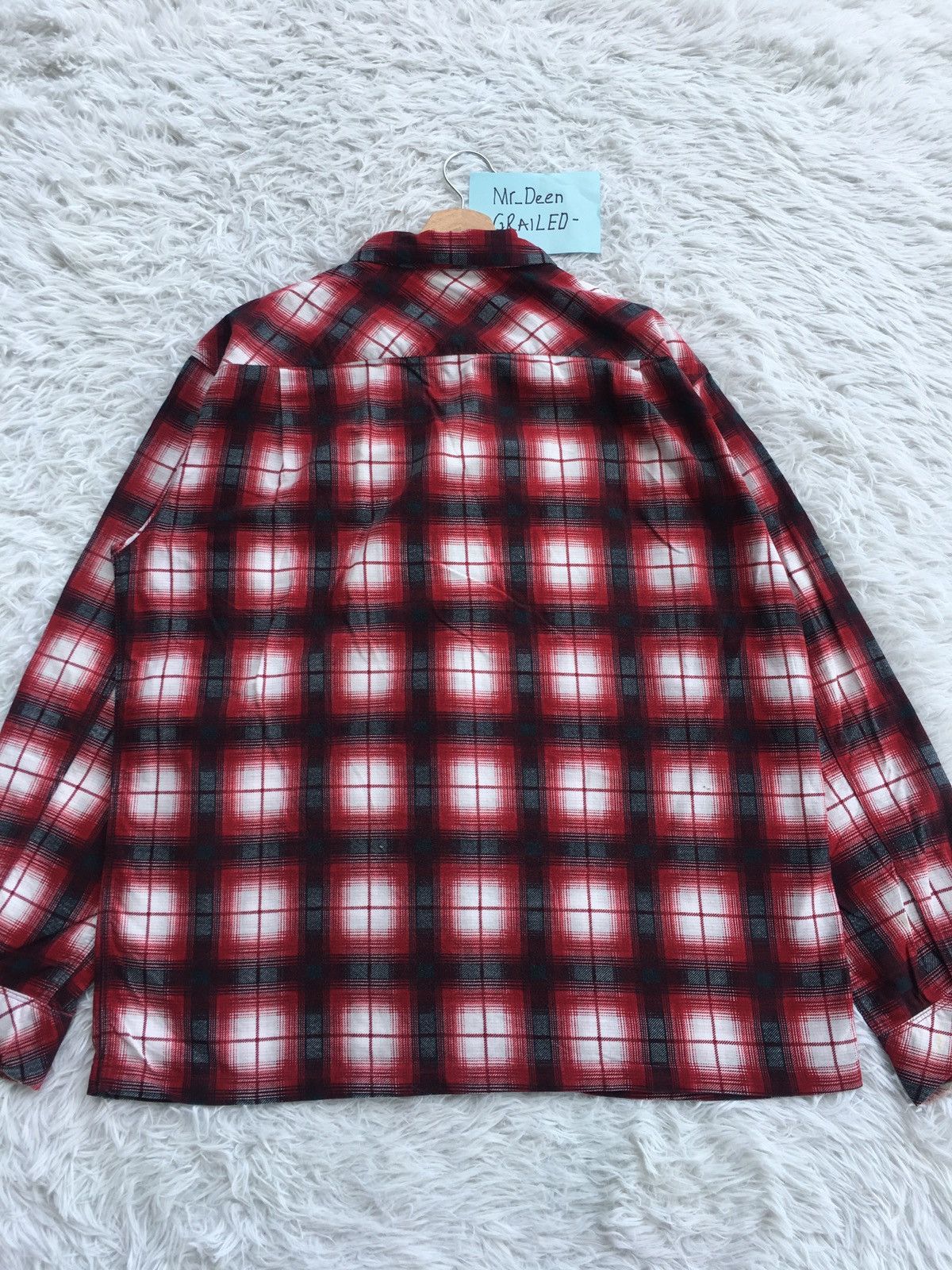 Number (N)ine Rare Number Nine Checkered Flannel Shirt Size US L / EU 52-54 / 3 - 24 Thumbnail