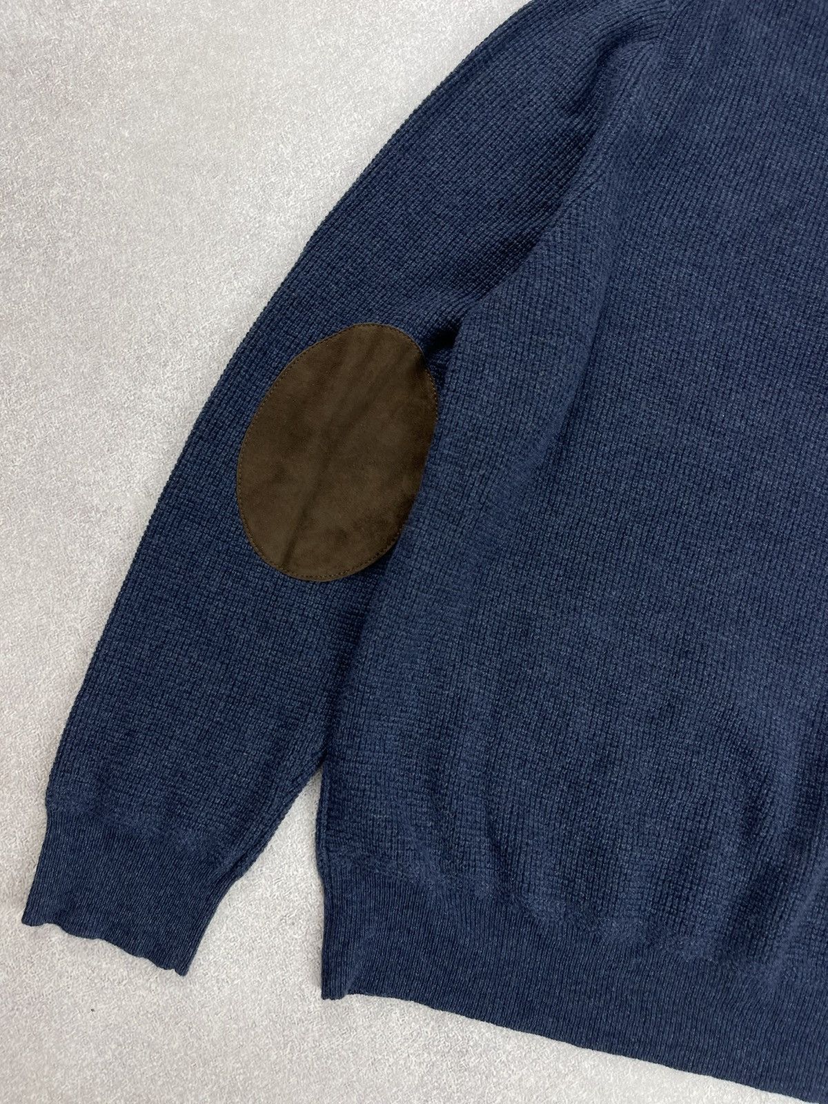 Polo Ralph Lauren × Ralph Lauren Polo Ralph Lauren Navy Merino Wool Knit Sweater Mens Size US XXL / EU 58 / 5 - 11 Thumbnail