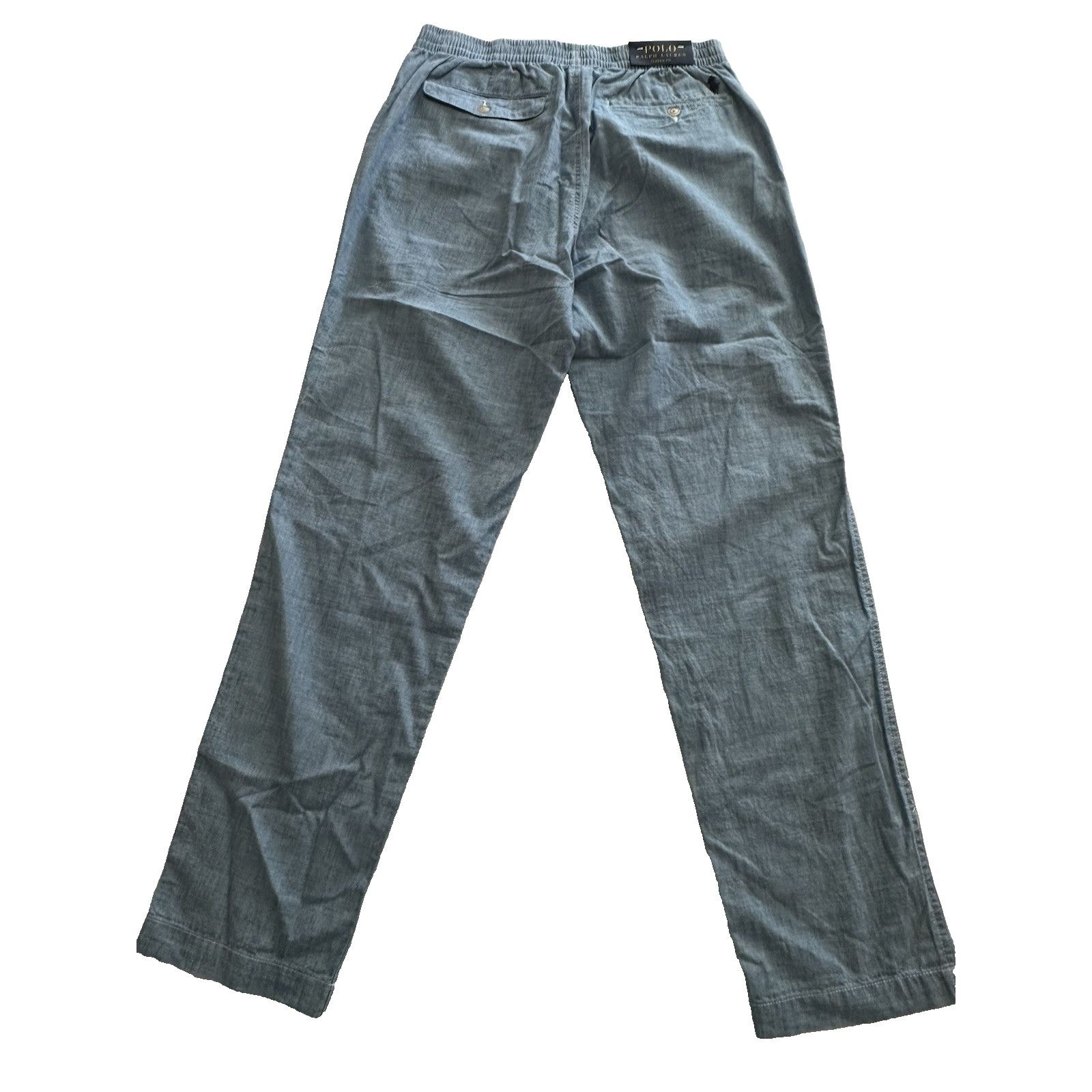 Polo Ralph Lauren Polo Ralph Lauren Prepster M Classic Fit Blue Chambray Pants Size US 30 / EU 46 - 10 Thumbnail