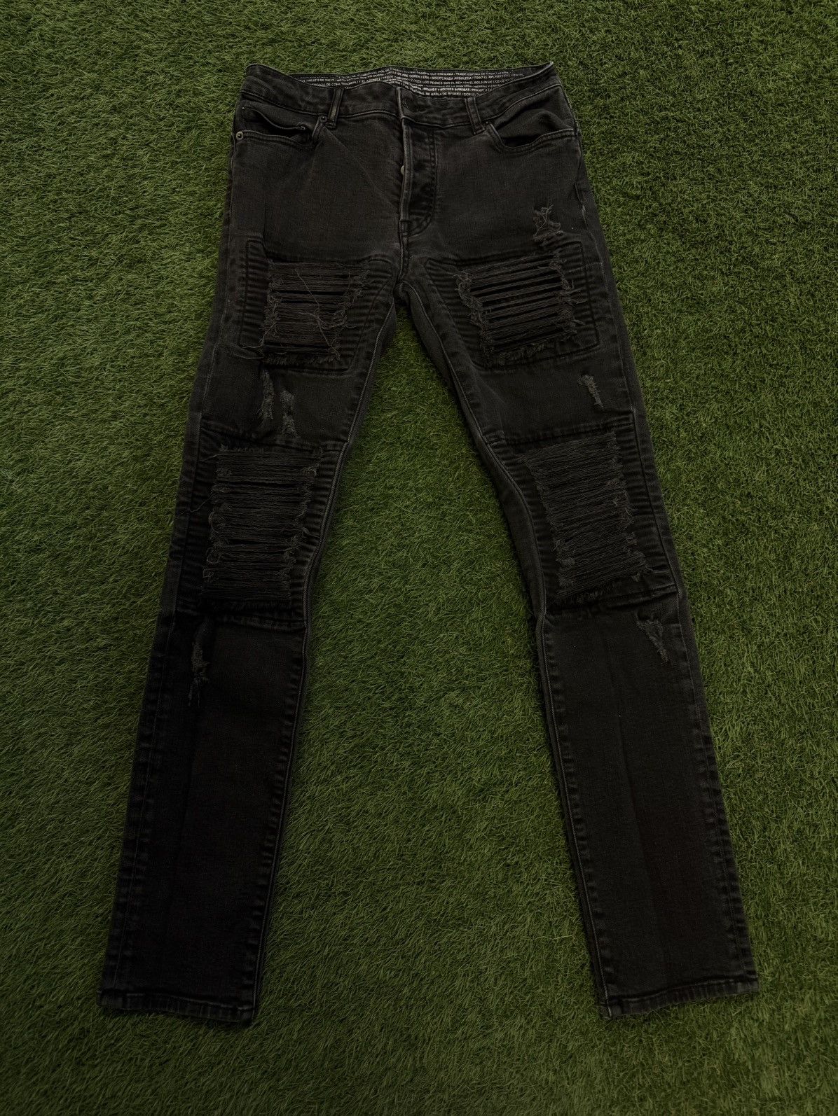 Marcelo Burlon Marcelo Burlon Black Jeans Size 32 Good Condition Size US 32 / EU 48 - 1 Thumbnail