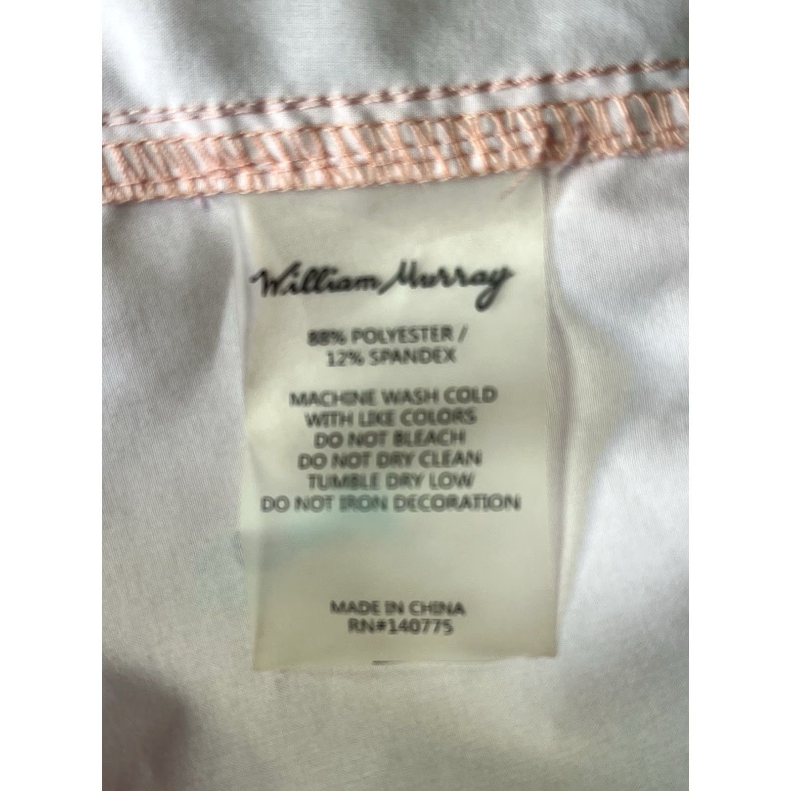 Pinko William Murray Shirt Mens M Golf Performance Button Arm Logo Short Sleeve Pink Polo Size US M / EU 48-50 / 2 - 7 Thumbnail
