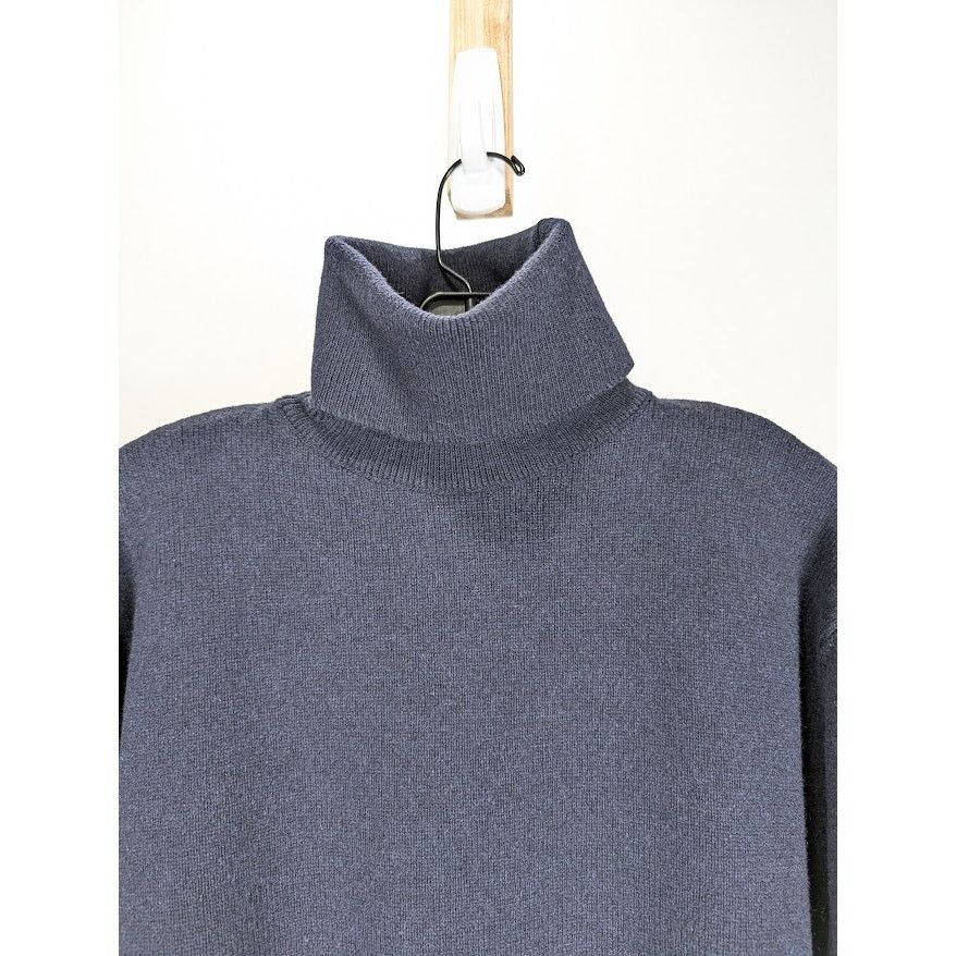 Balenciaga o1rshd1 High-Neck Sweatshirt in Blue Size US S / EU 44-46 / 1 - 3 Thumbnail