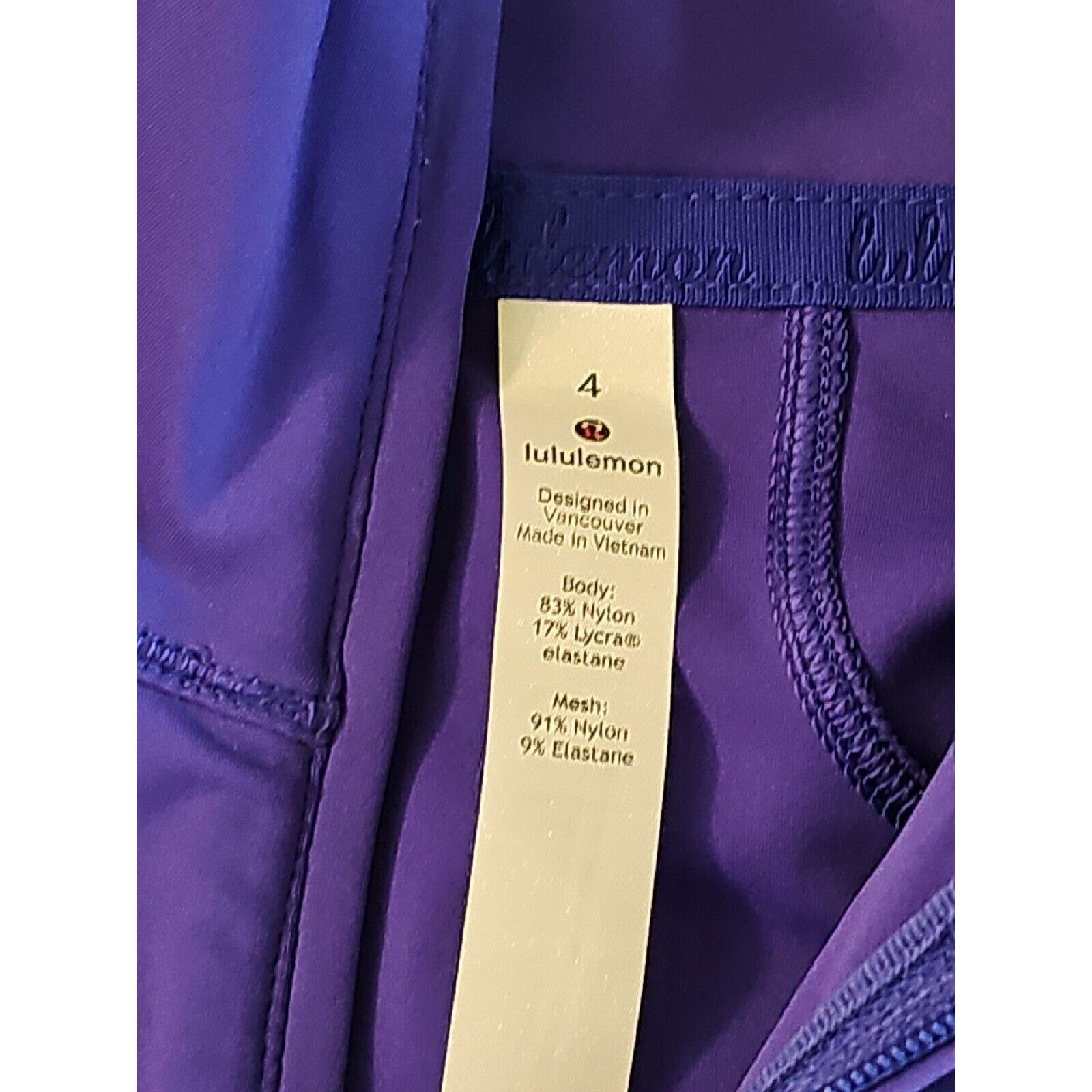Lululemon Lululemon Best Base 1/2 Zip Purple Pullover Nulux, Size 4 Size S / US 4 / IT 40 - 4 Thumbnail