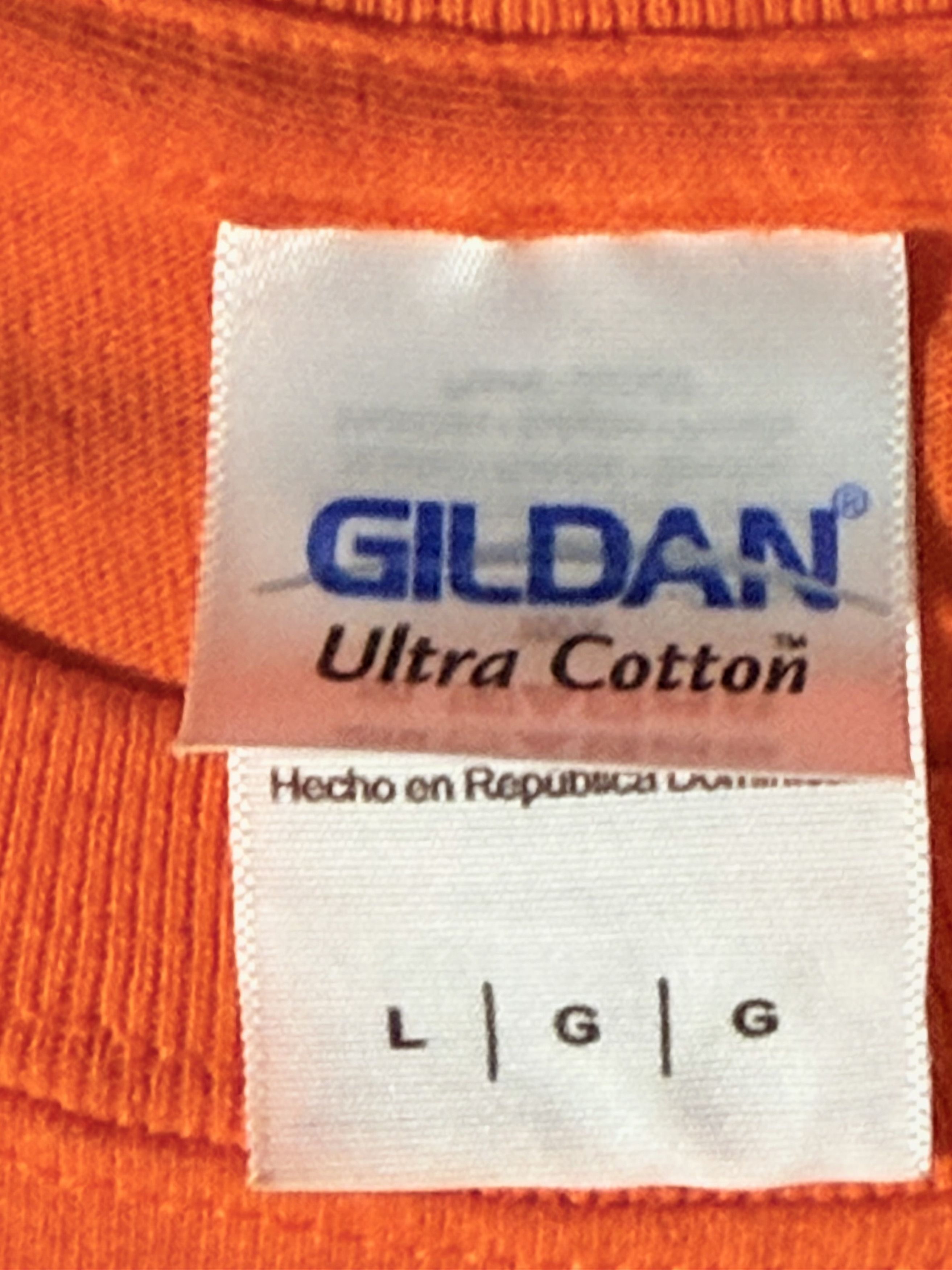 Gildan NY Mets "Meet Dick" Gilden Orange T-Shirt Size US L / EU 52-54 / 3 - 4 Thumbnail