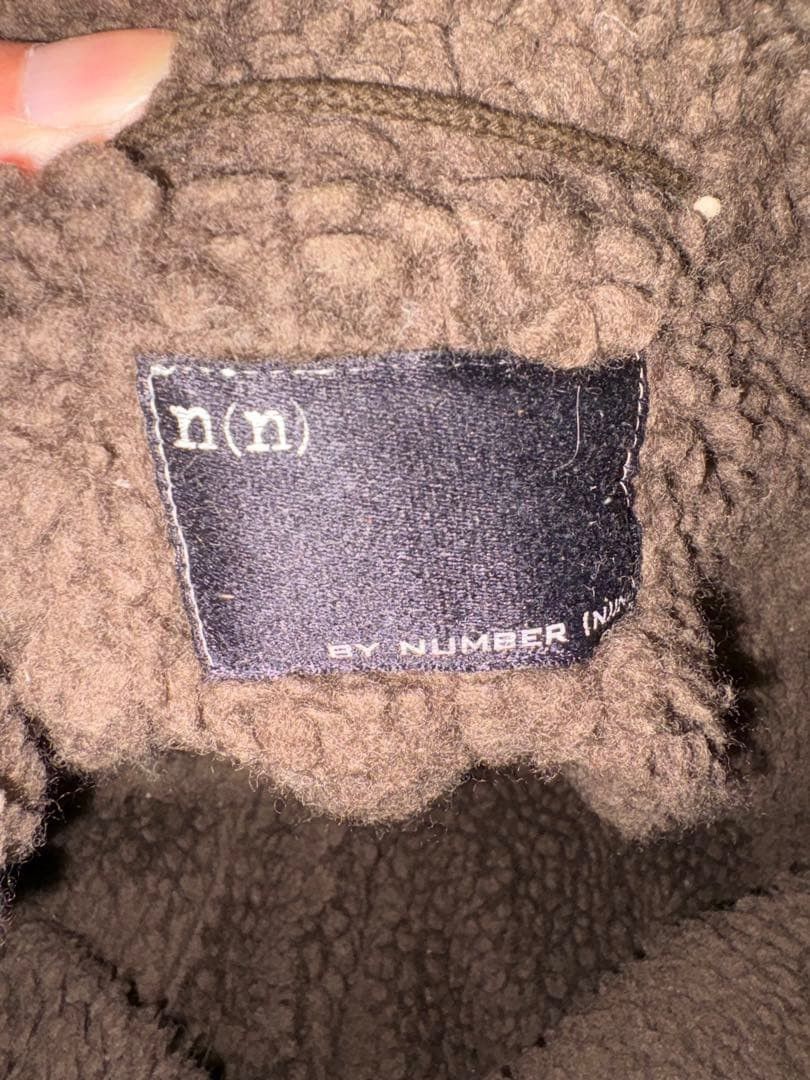 Number (N)ine Flannel Shearling Jacket Size US L / EU 52-54 / 3 - 2 Thumbnail