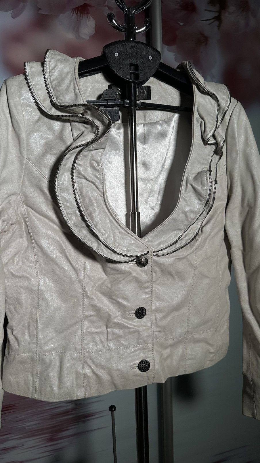 Vintage Sao paulo leather jacket women vintage Size XL / US 12-14 / IT 48-50 - 5 Thumbnail