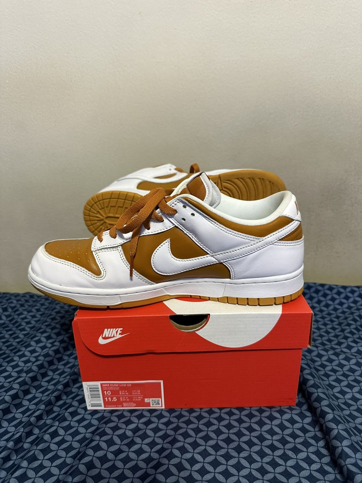 Nike Nike Dunk Low Light Curry Size US 10 / EU 43 - 6 Thumbnail