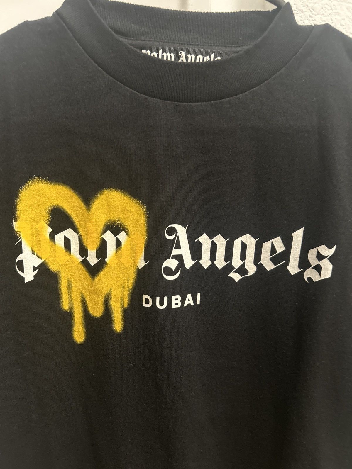 Palm Angels New Palm Angel Dubai Heart Sprayed Logo T-Shirt Small Size US S / EU 44-46 / 1 - 4 Thumbnail