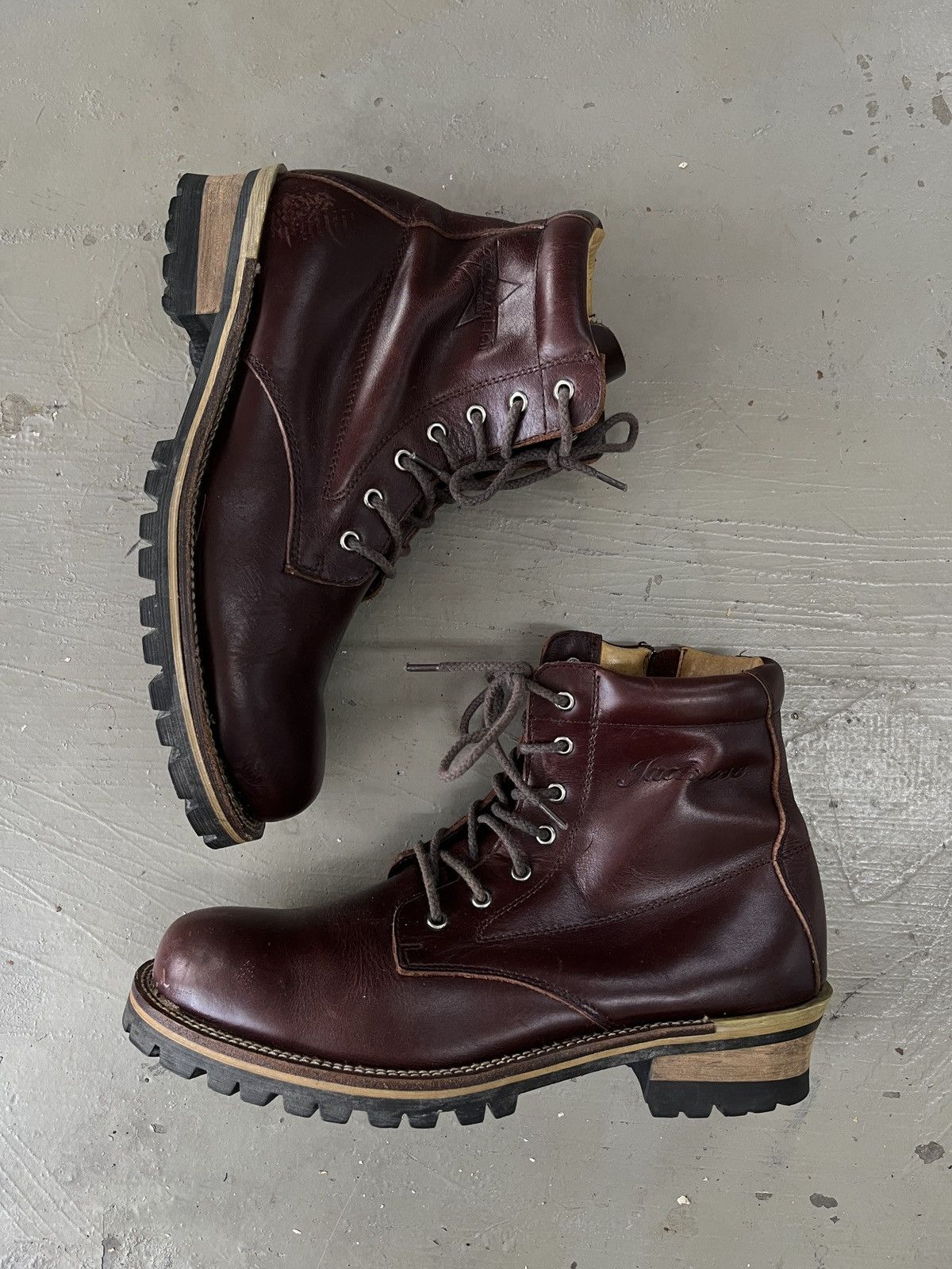 KMRii Jackrose Ann Demeulemeestee Style Cowhide Leather Boots Size US 9 / EU 42 - 1 Thumbnail