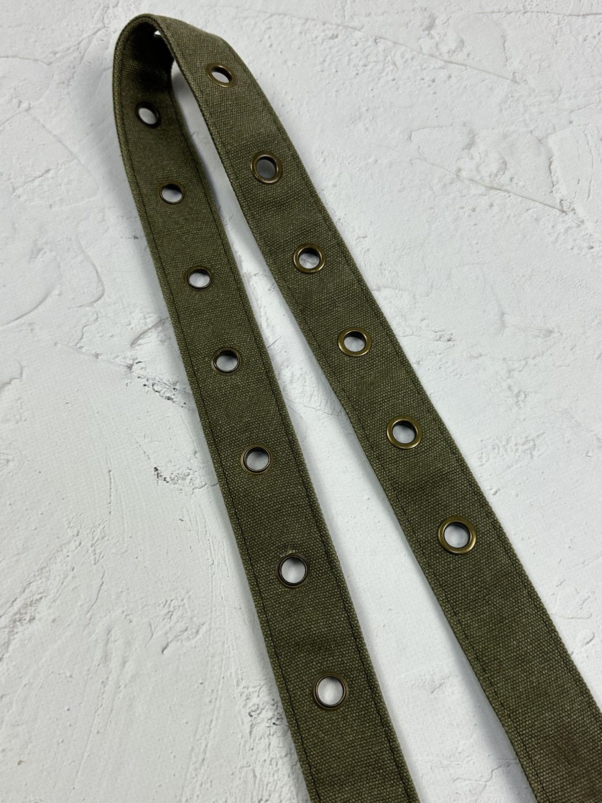 Vintage Vintage Khaki Belt Size 32 - 3 Thumbnail
