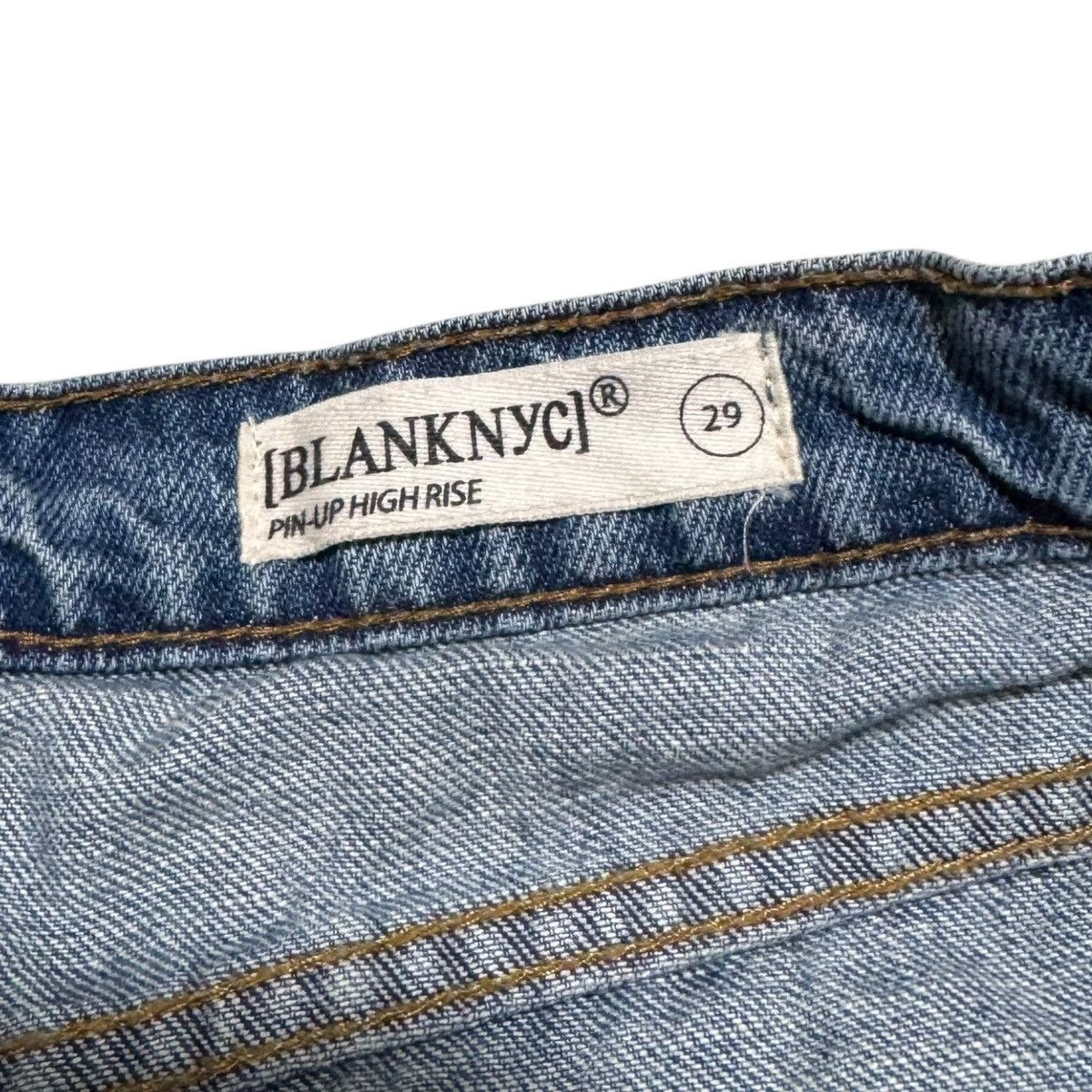 BLANKNYC Blank NYC Pin Up High Rise Jean Shorts Women’s 29 31” Size 31" - 5 Thumbnail