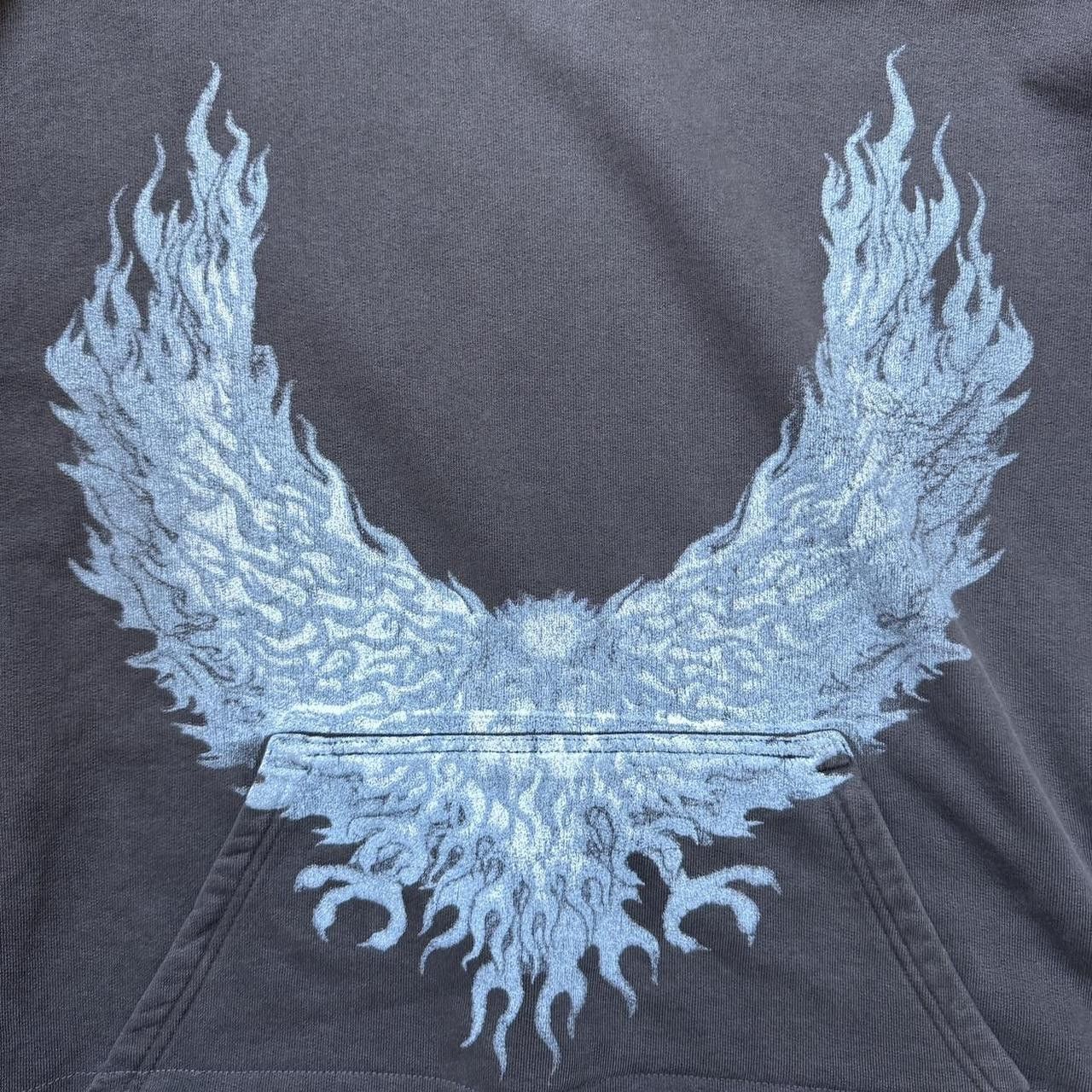 basketcase gallery Basketcase Gallery Moltres Hoodie Cropped Tribal XXL RARE Size US XXL / EU 58 / 5 - 3 Thumbnail