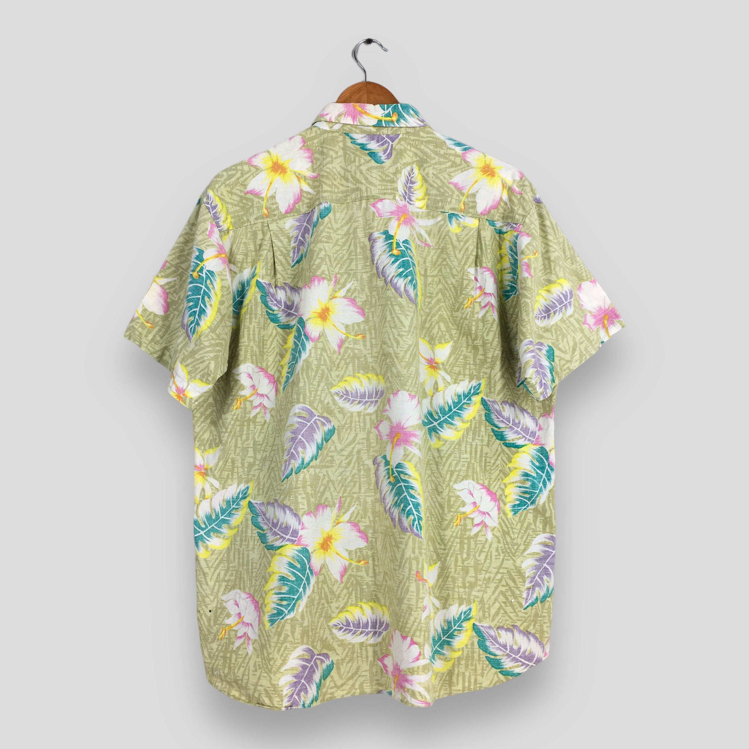 Other Vintage 90s Leaves Hawaii Aloha Button Up Shirts Large Size US L / EU 52-54 / 3 - 7 Thumbnail